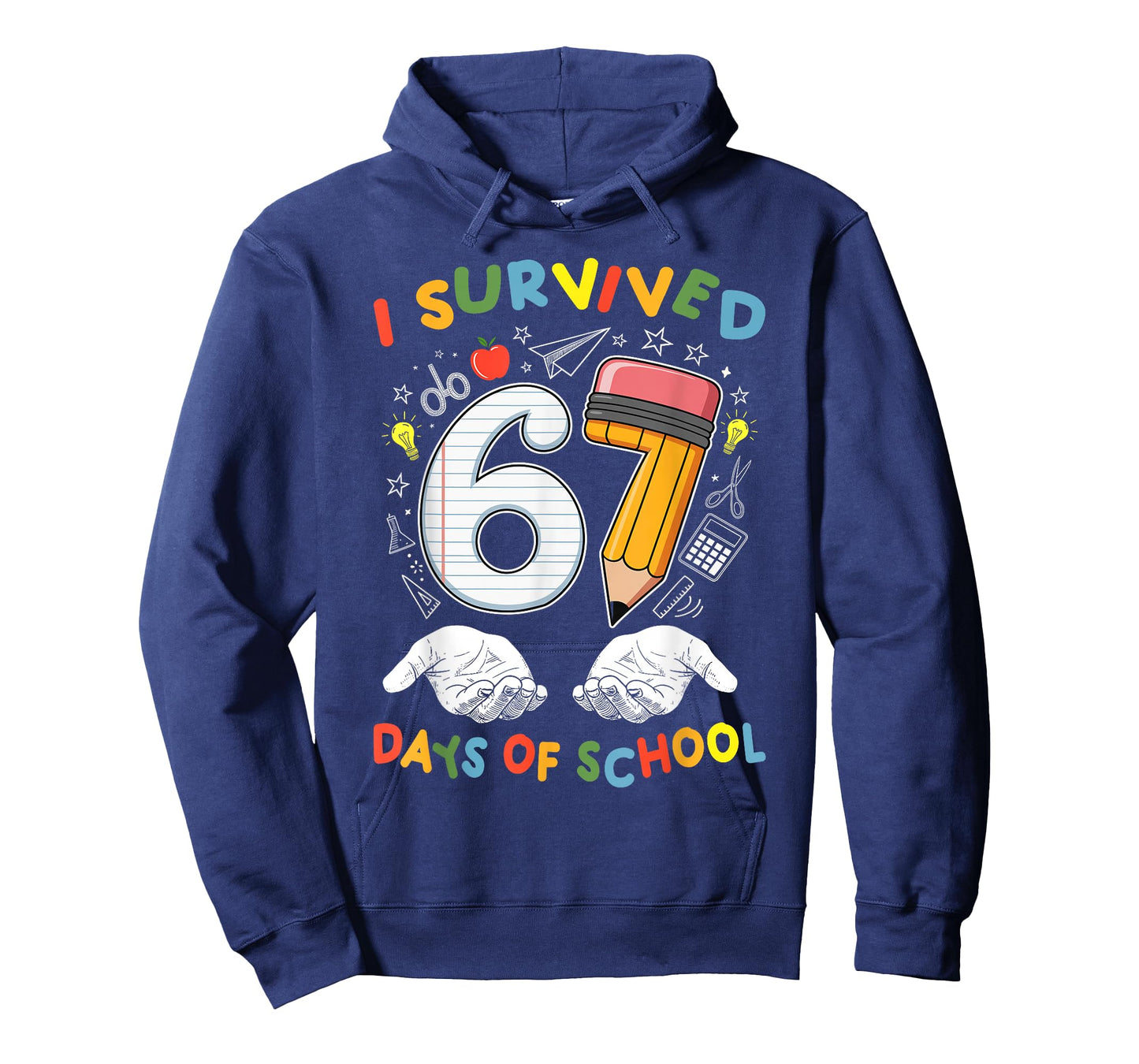I Survived 67 Days of School Six Seven Meme Teacher Student T-Shirt