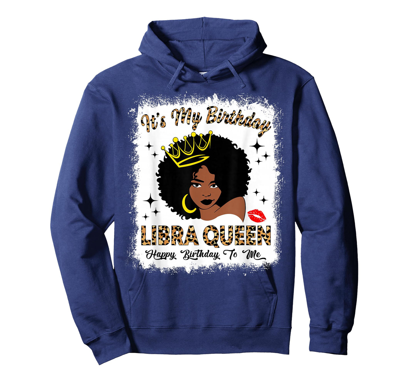 It's My Birthday Afro Women African American Libra Queen T-Shirt