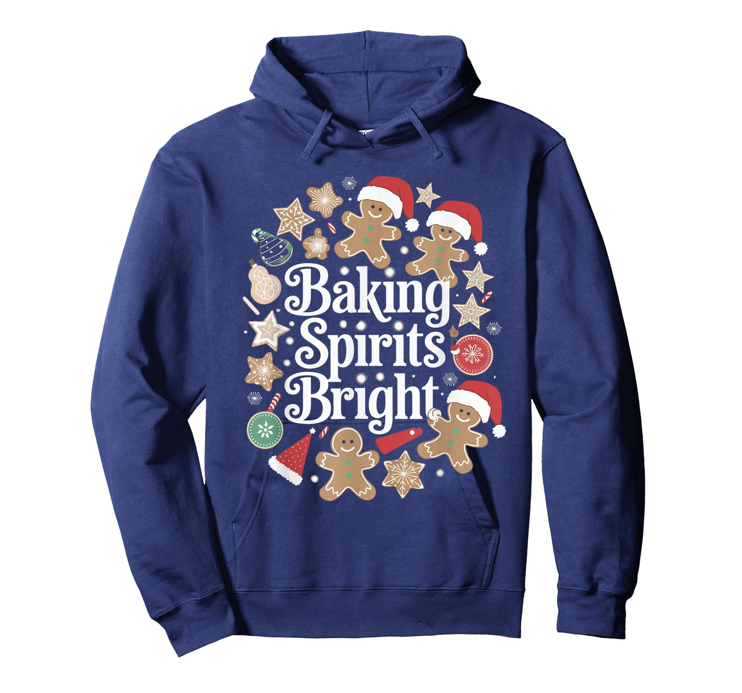 Baking Spirits Bright Gingerbread Christmas Cookies T-Shirt