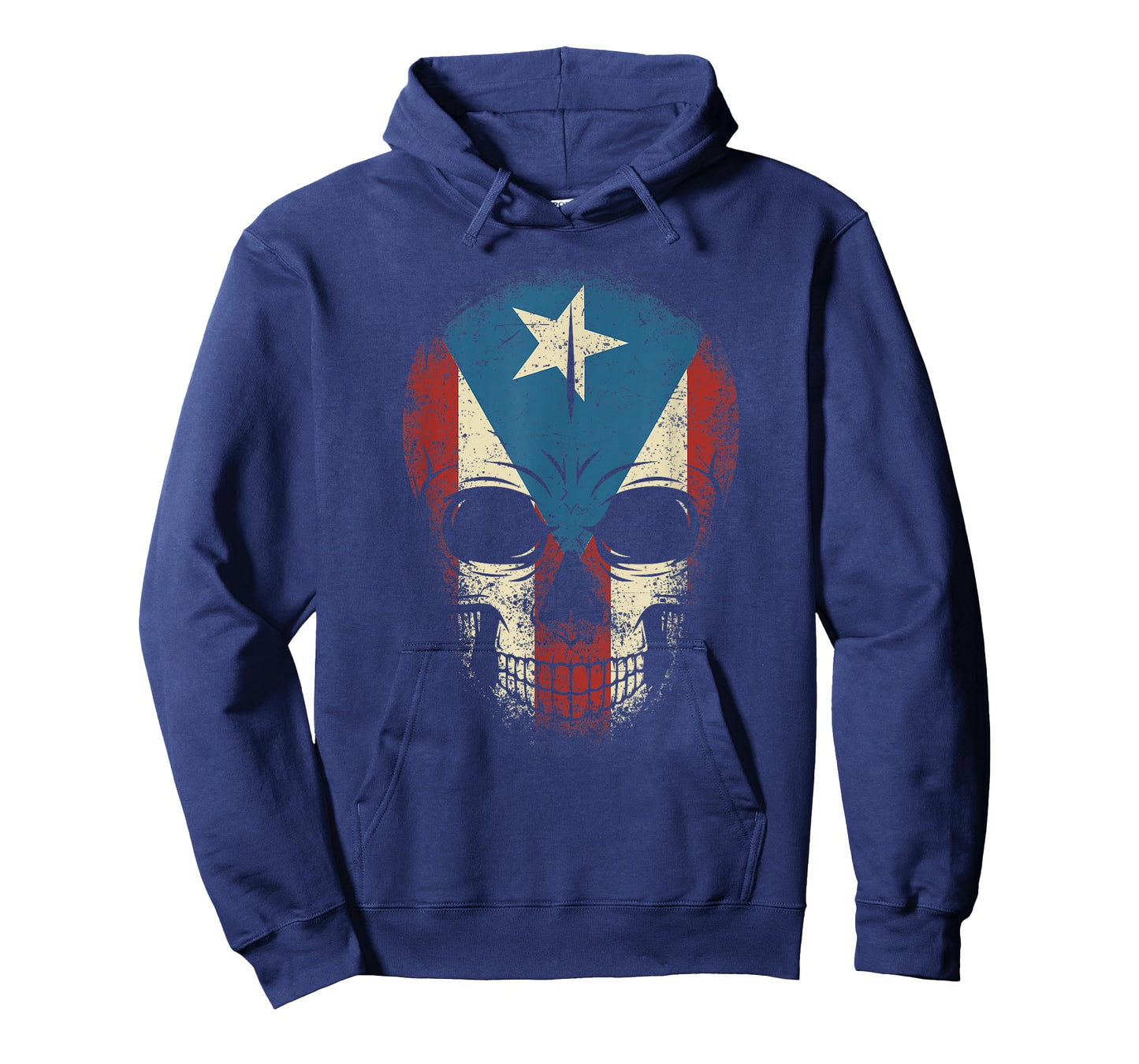 Puerto Rico Skull Shirt Men Boy Papi Pride Puerto Rican Flag T-Shirt