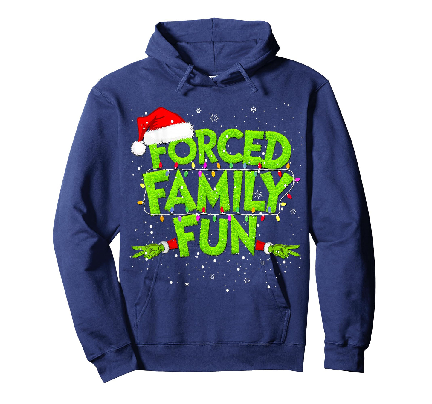Forced Family Fun Christmas Shirts Matching Family Pajama T-Shirt