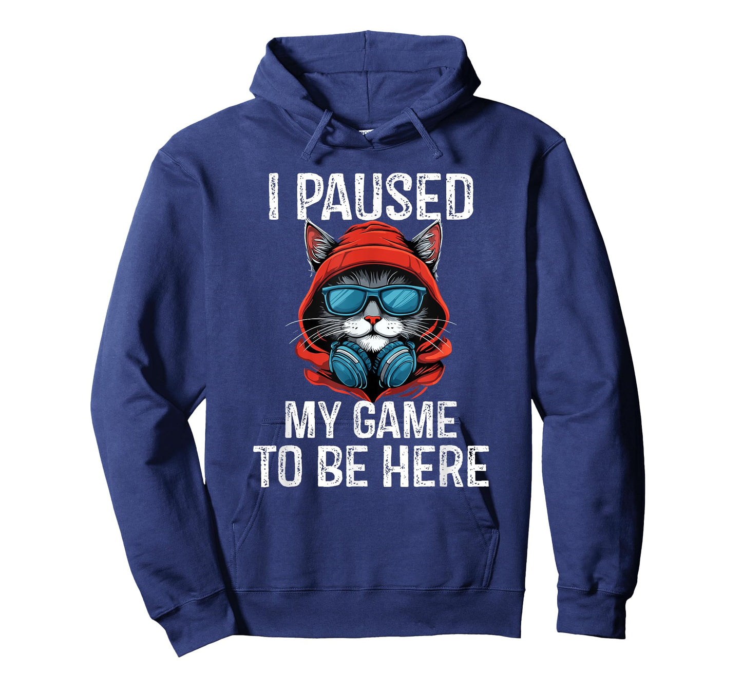 I Paused My Game to Be Here Cat Tee - Cat Mom & Dad T-Shirt