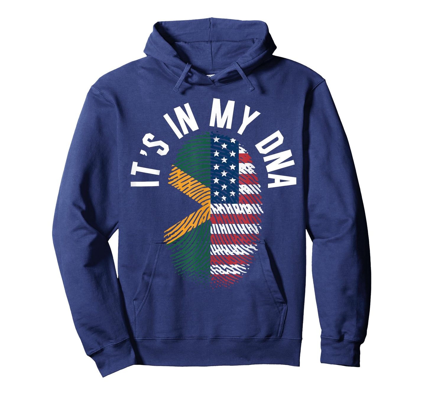 Half American Half Jamaican USA Flag Jamaica America T-Shirt