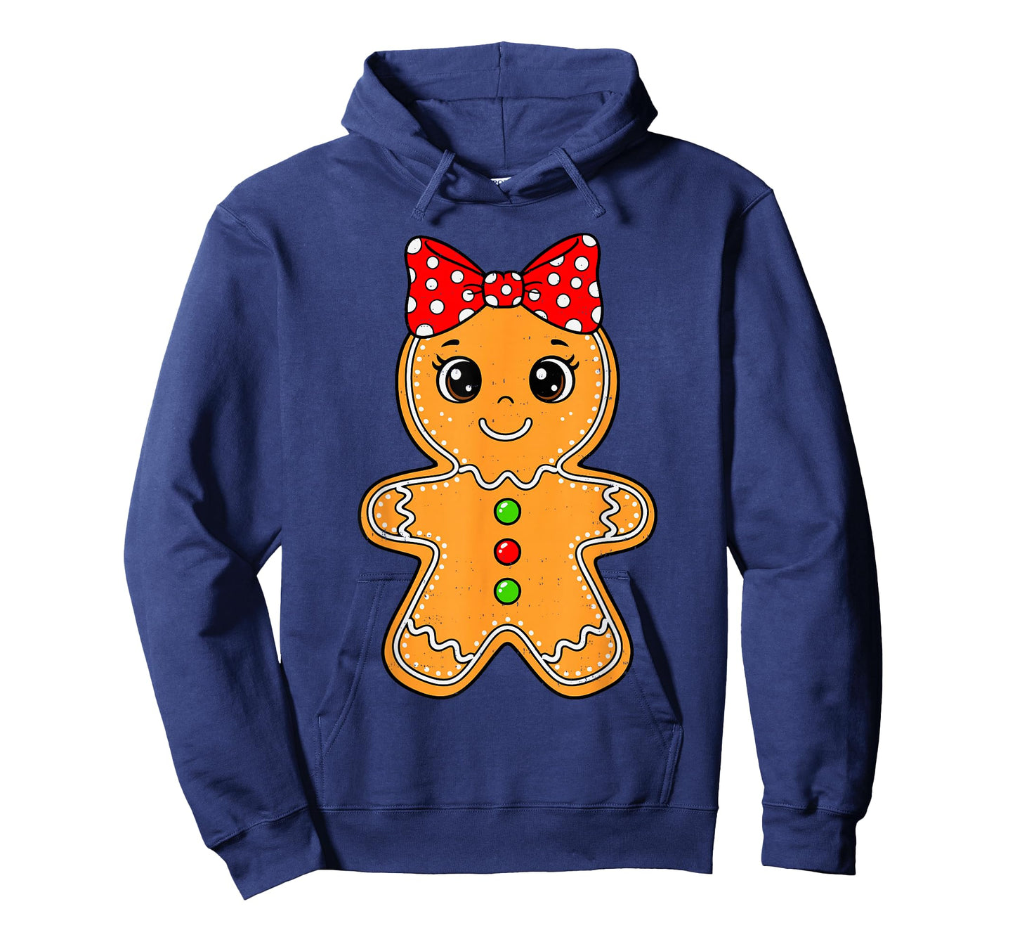 Cute Gingerbread Girl Bow Christmas Cookie Baking Holiday T-Shirt