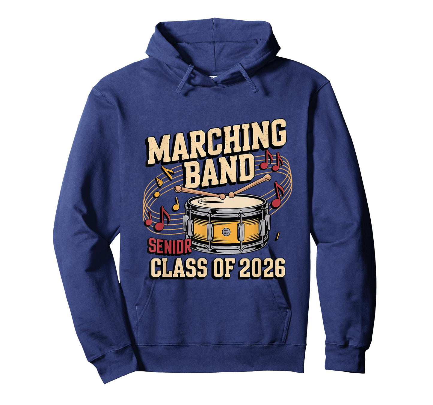 Marching Band Senior Class of 2026 Drumline T-Shirt