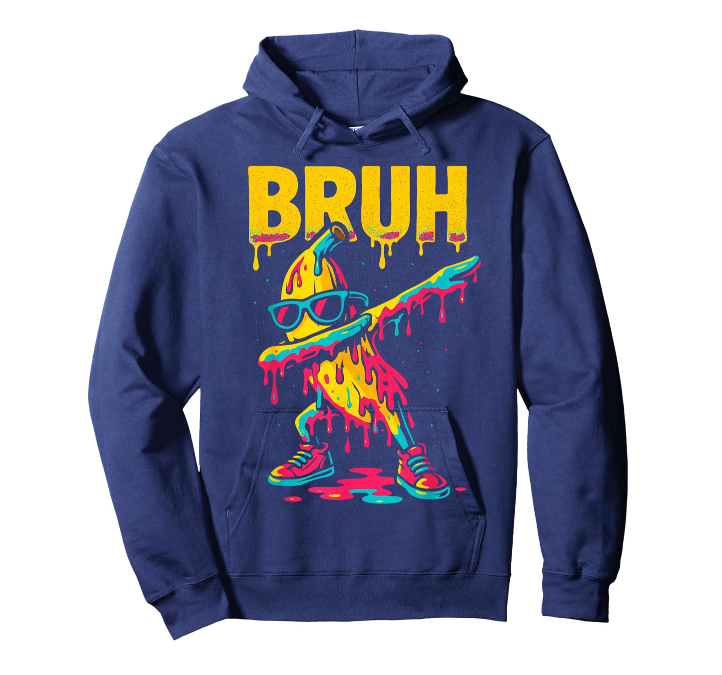 Dabbing Banana Bruh Drip Ice Cream Banana Youth Boys Kids T-Shirt