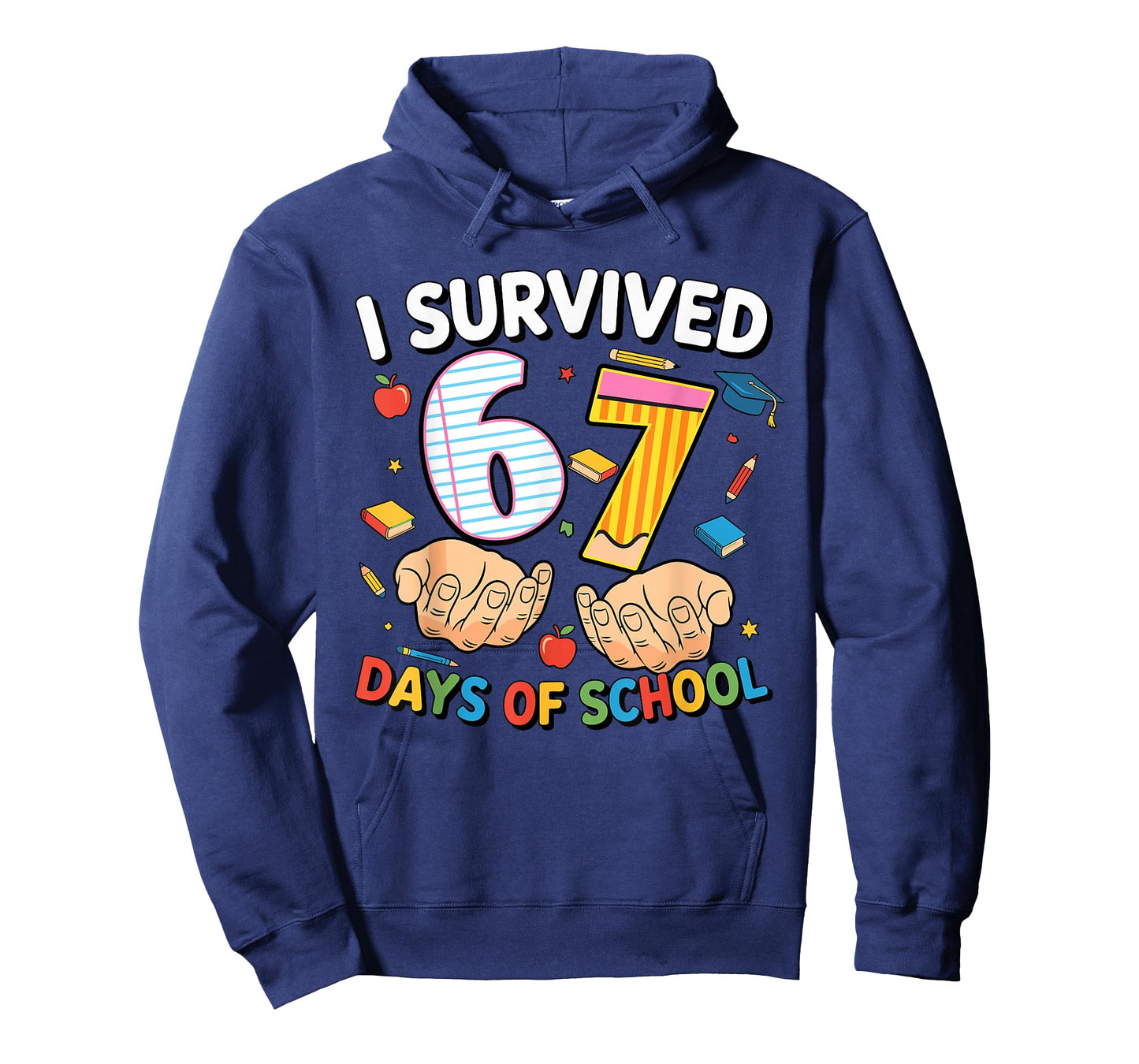 I Survived 67 Days of School Cool Teacher Design T-Shirt