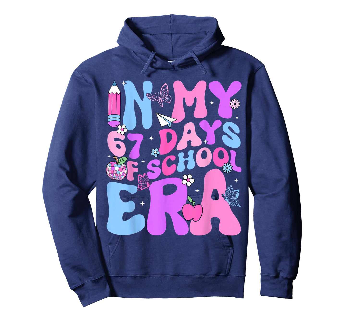 in My 67 Days of School 67th Day Era Meme Slang Boy Girl T-Shirt