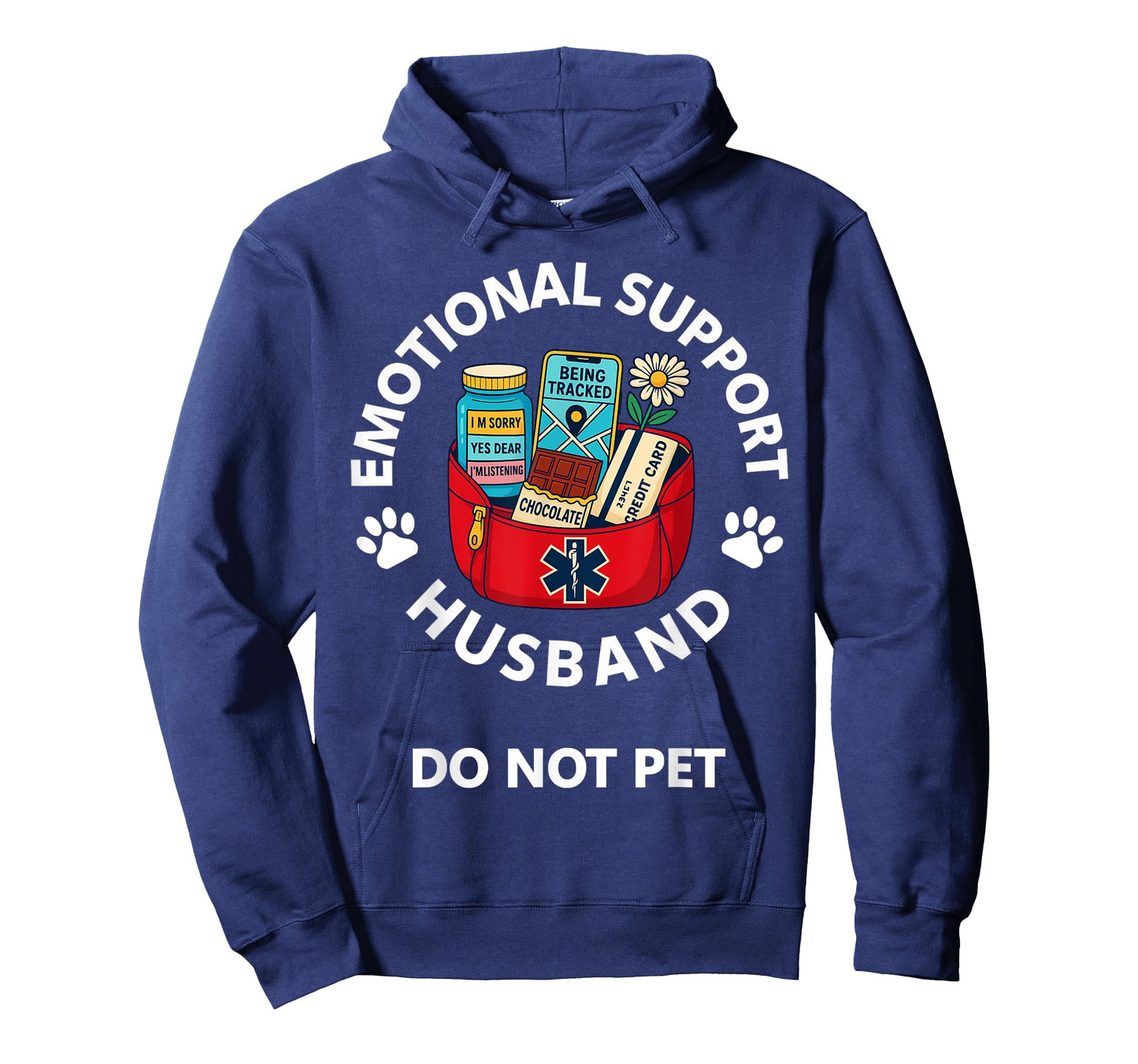 Emotional Support Husband Fully Equipped Funny Husband Gift T-Shirt