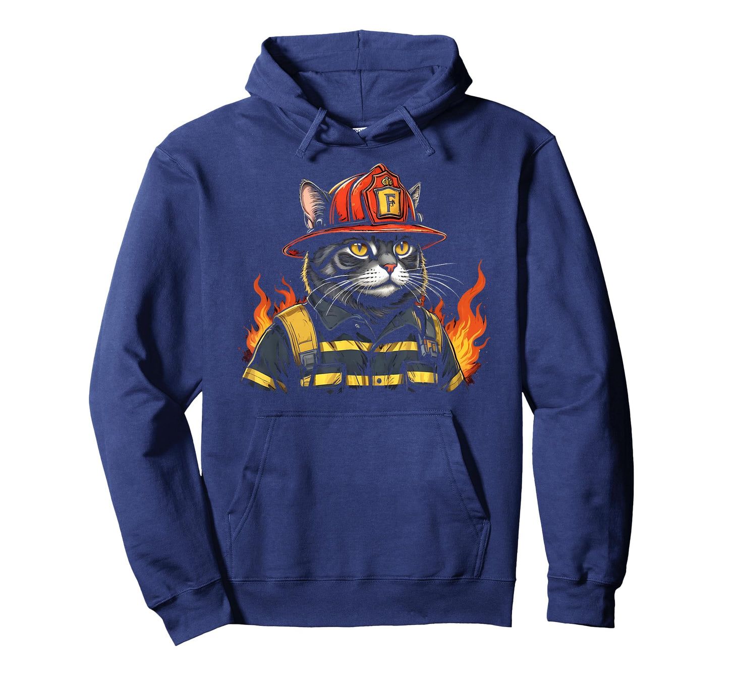 Firefighter Cat Lover Fireman Firefighting Expert T-Shirt