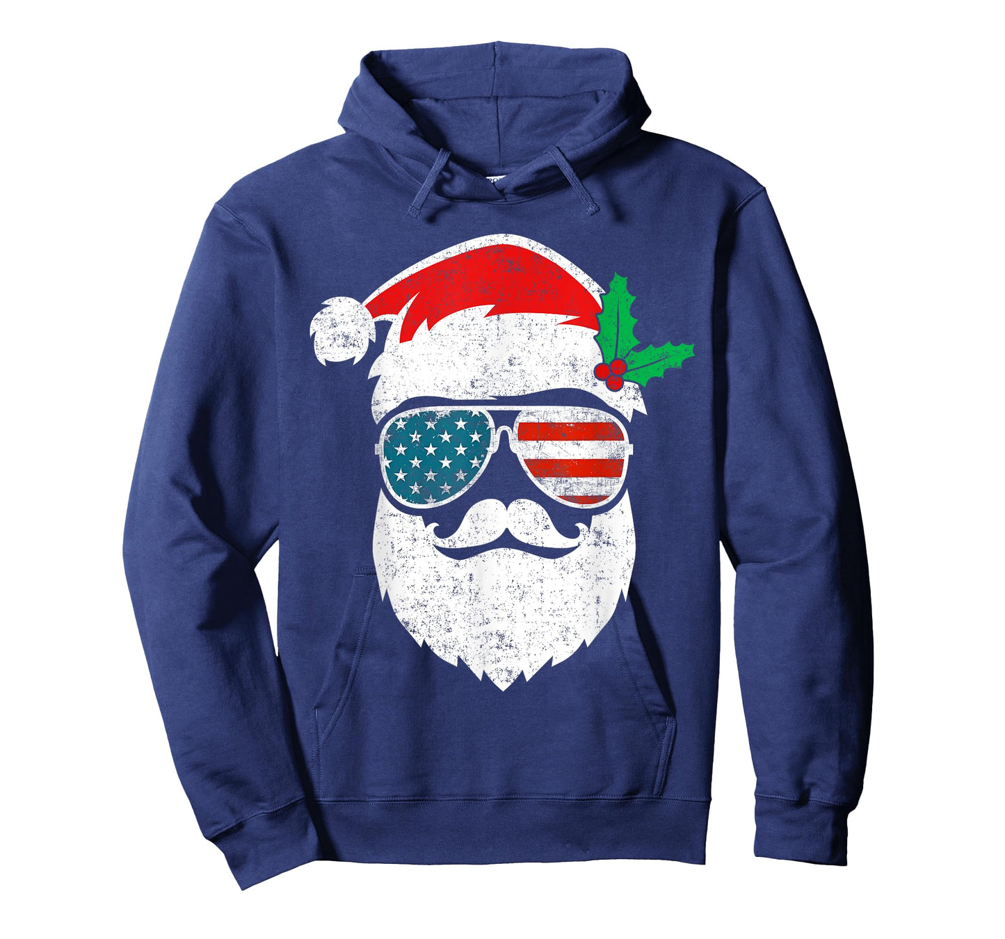 Santa Face Retro Sunglasses Christmas Xmas Men Women Kids T-Shirt
