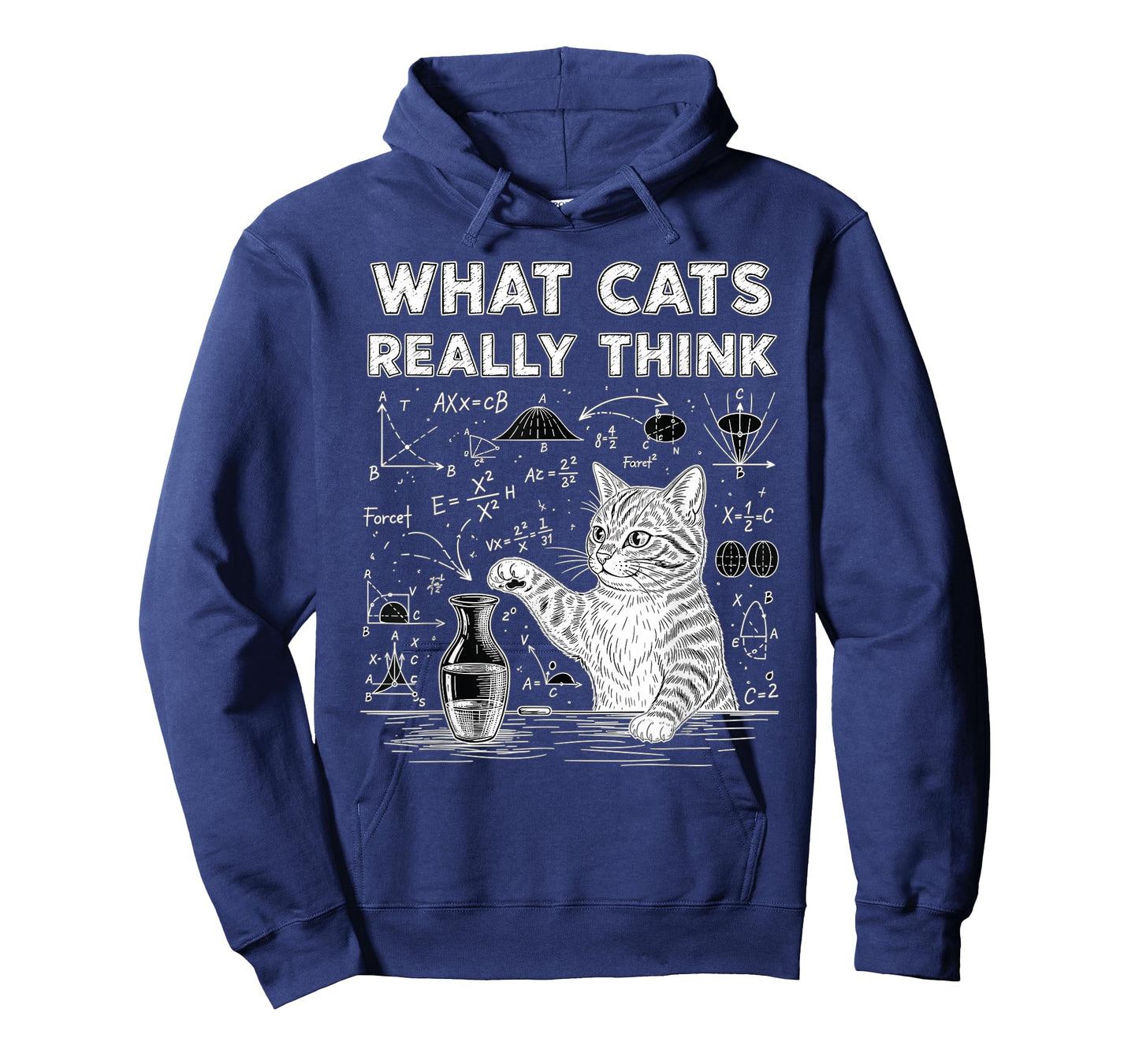 What Cats Really Think Funny Cat Physics Men Kids T-Shirt