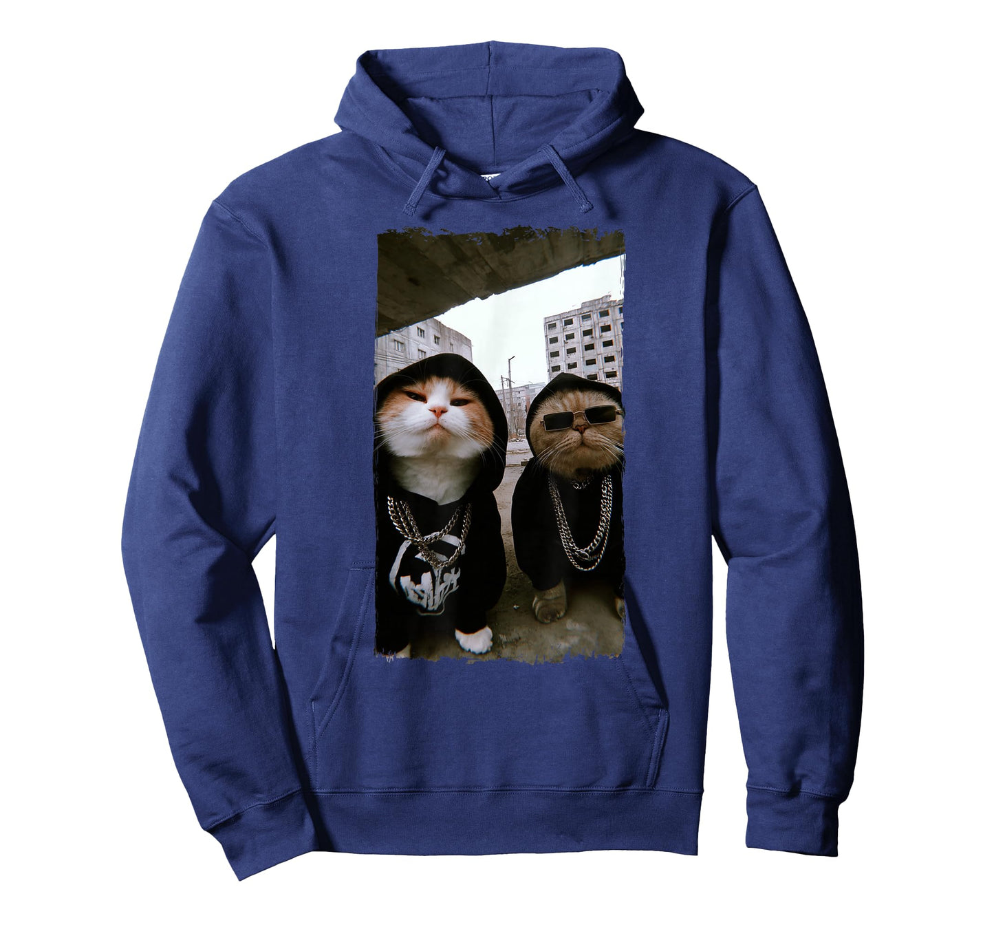 Gangster Cats Streetwear Cool cat Motif Funny T-Shirt