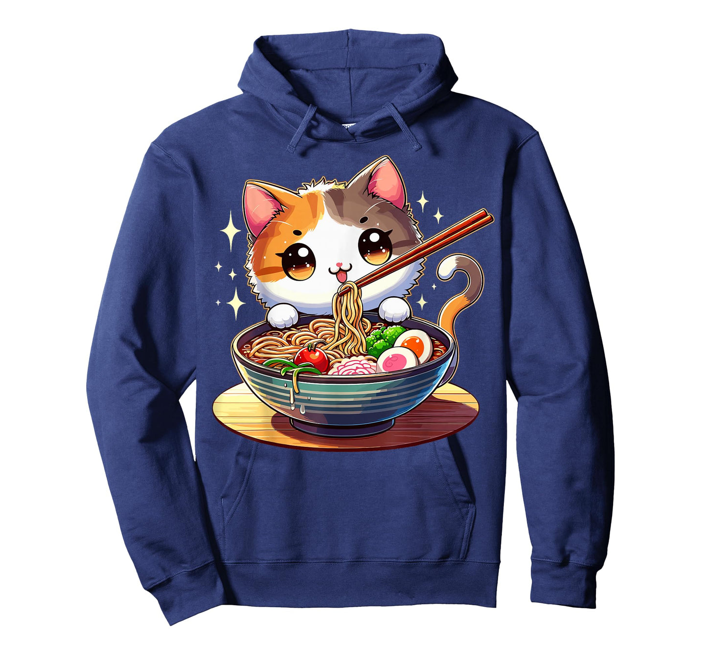 Cat Ramen Noodles Anime Kawaii Japanese Cat T-Shirt