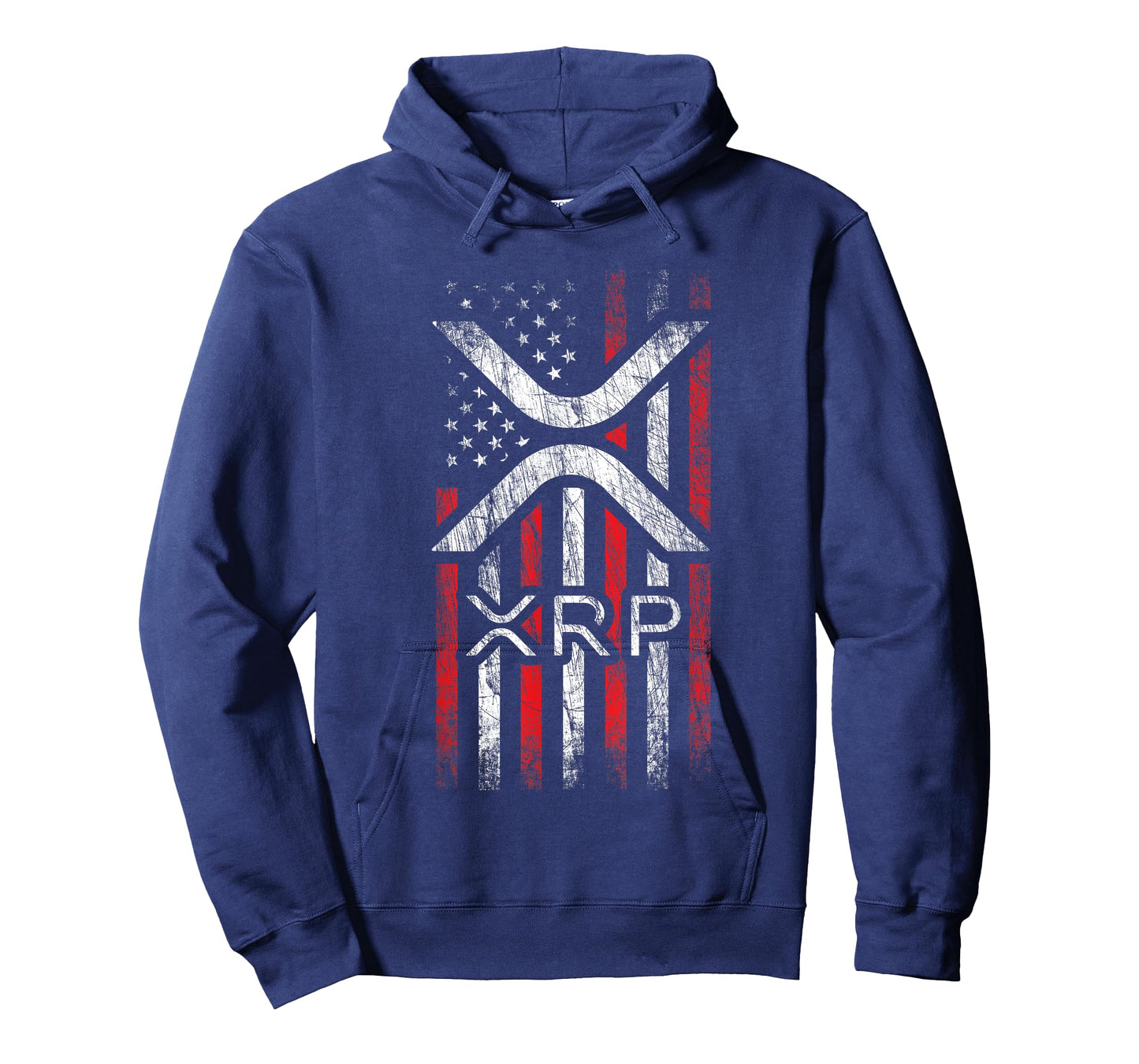 Crypto Currency - XRP Cryptocurrency - American Flag - XRP T-Shirt