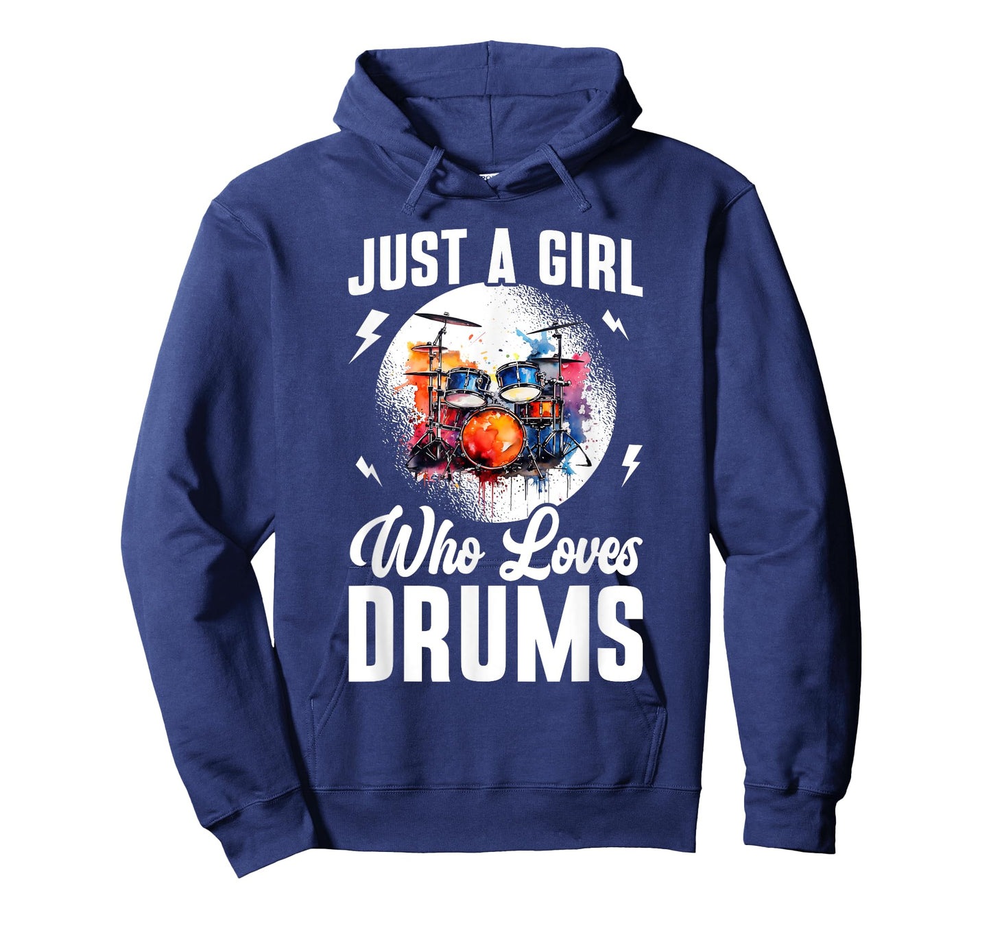 Just A Girl Who Loves Drums Drumstick Drumming Drummer T-Shirt
