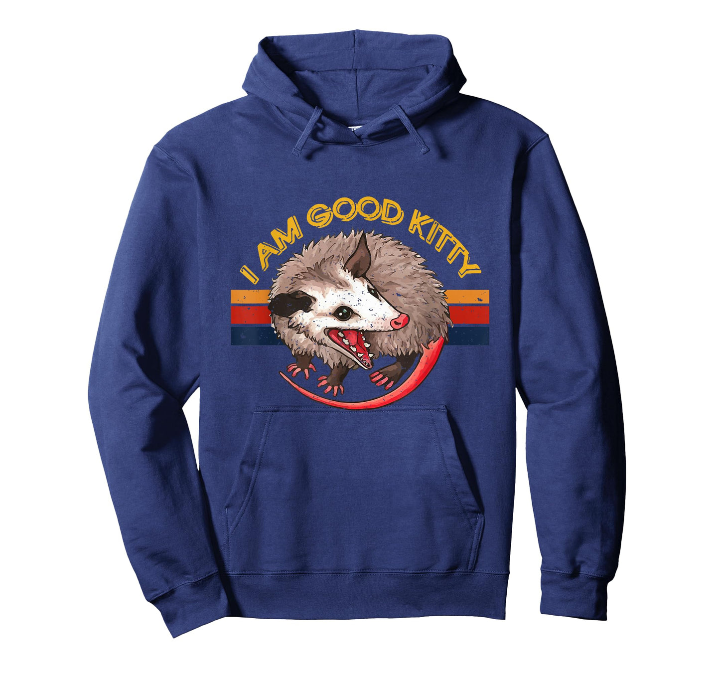 I Am Good Kitty Funny Possum Funny Cat Pet Retro T-Shirt