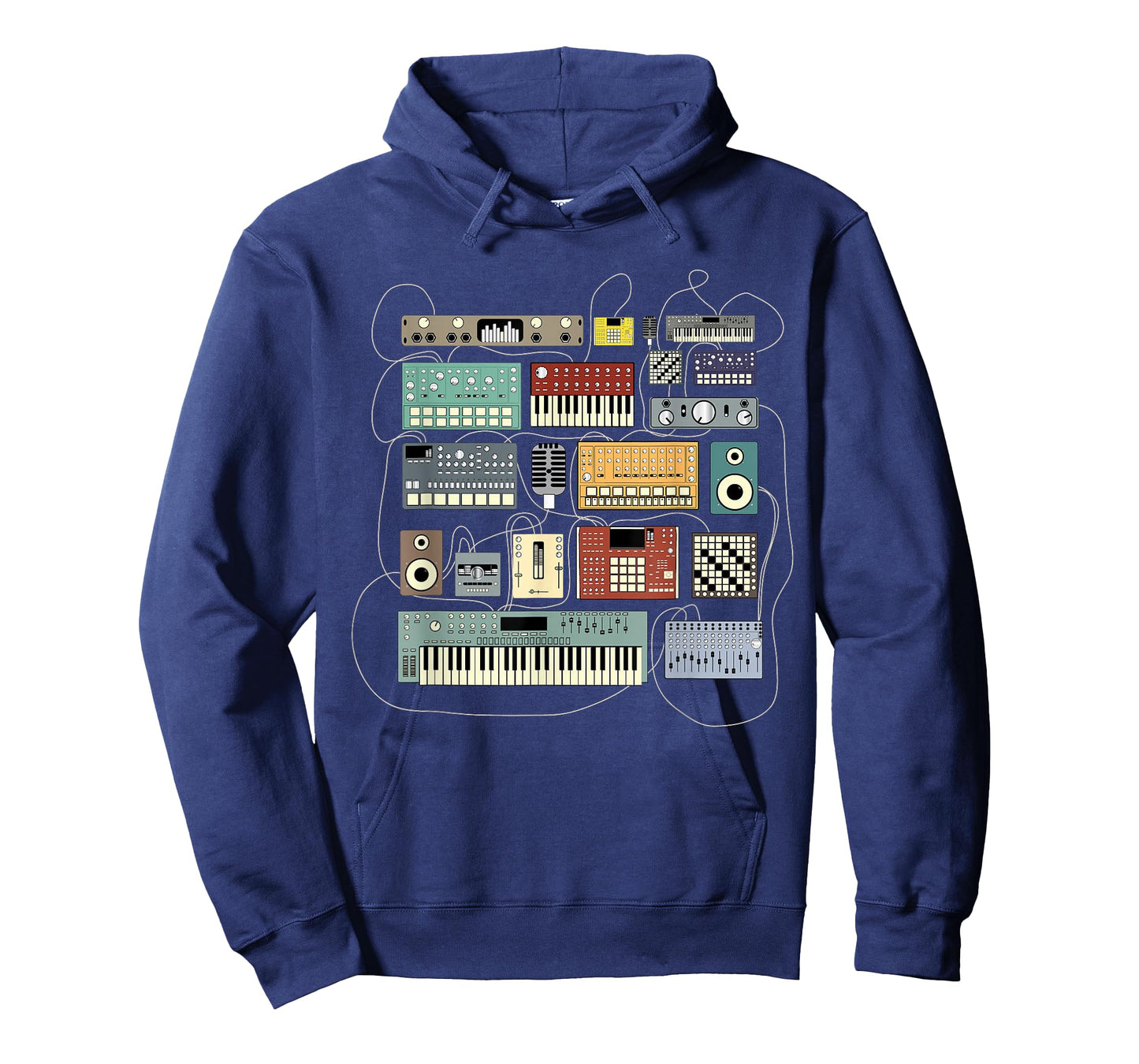 Electronic Musician Synthesizers and Drum Machine Dj T-Shirt