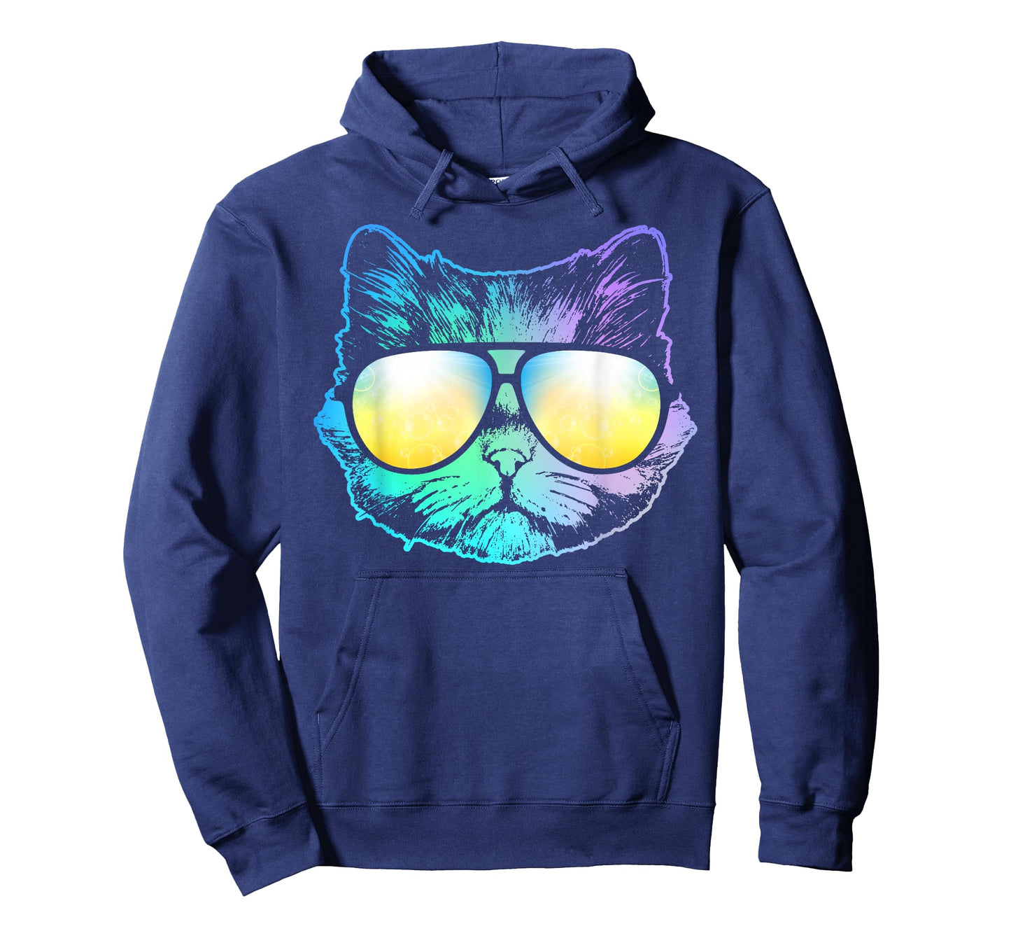 Cat Neon Face Shirt For Kitty Or Kitten Lovers Men Women Kids T-Shirt