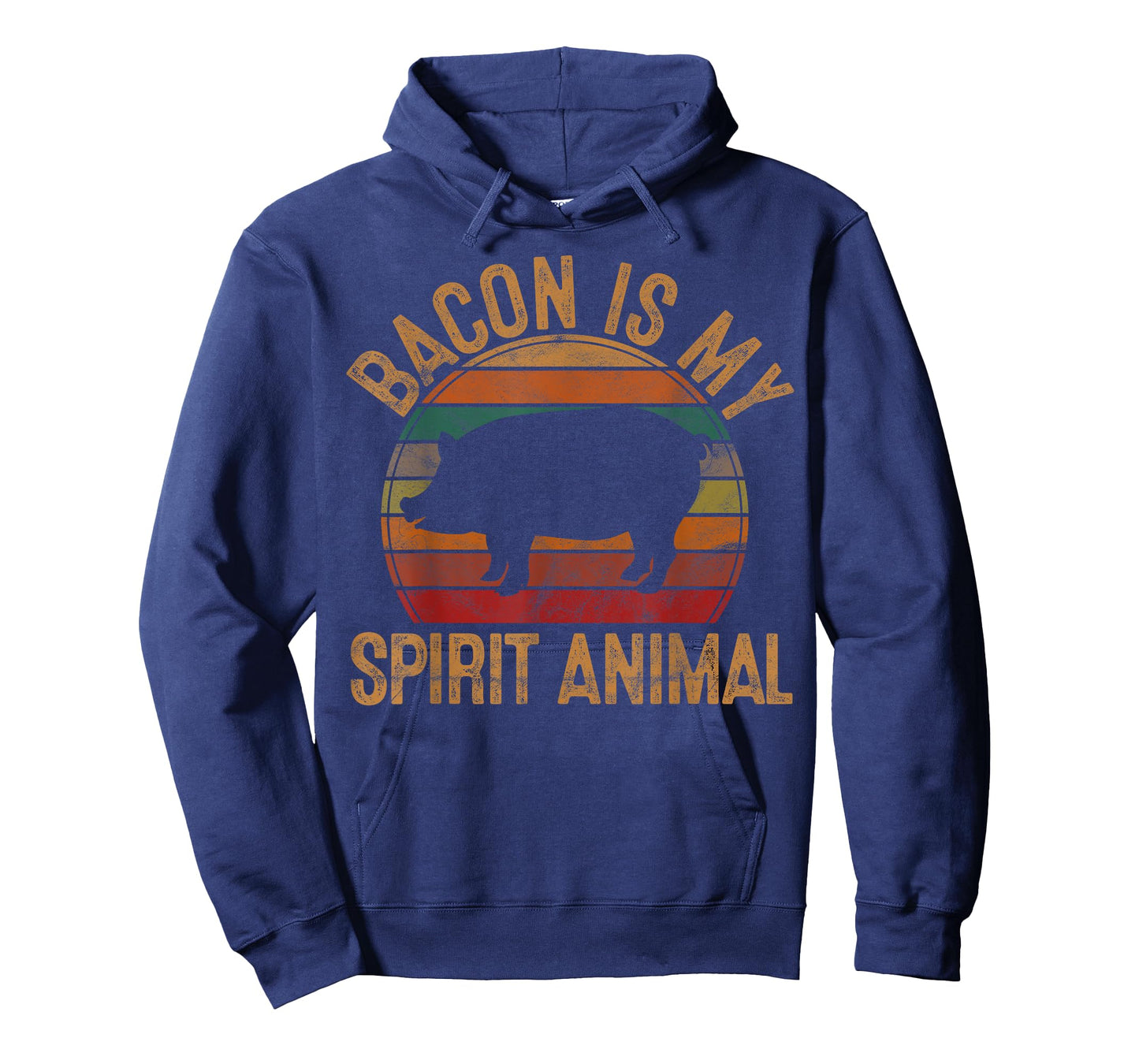 Bacon Is My Spirit Animal Gift Retro BBQ Costume Pork Grill T-Shirt