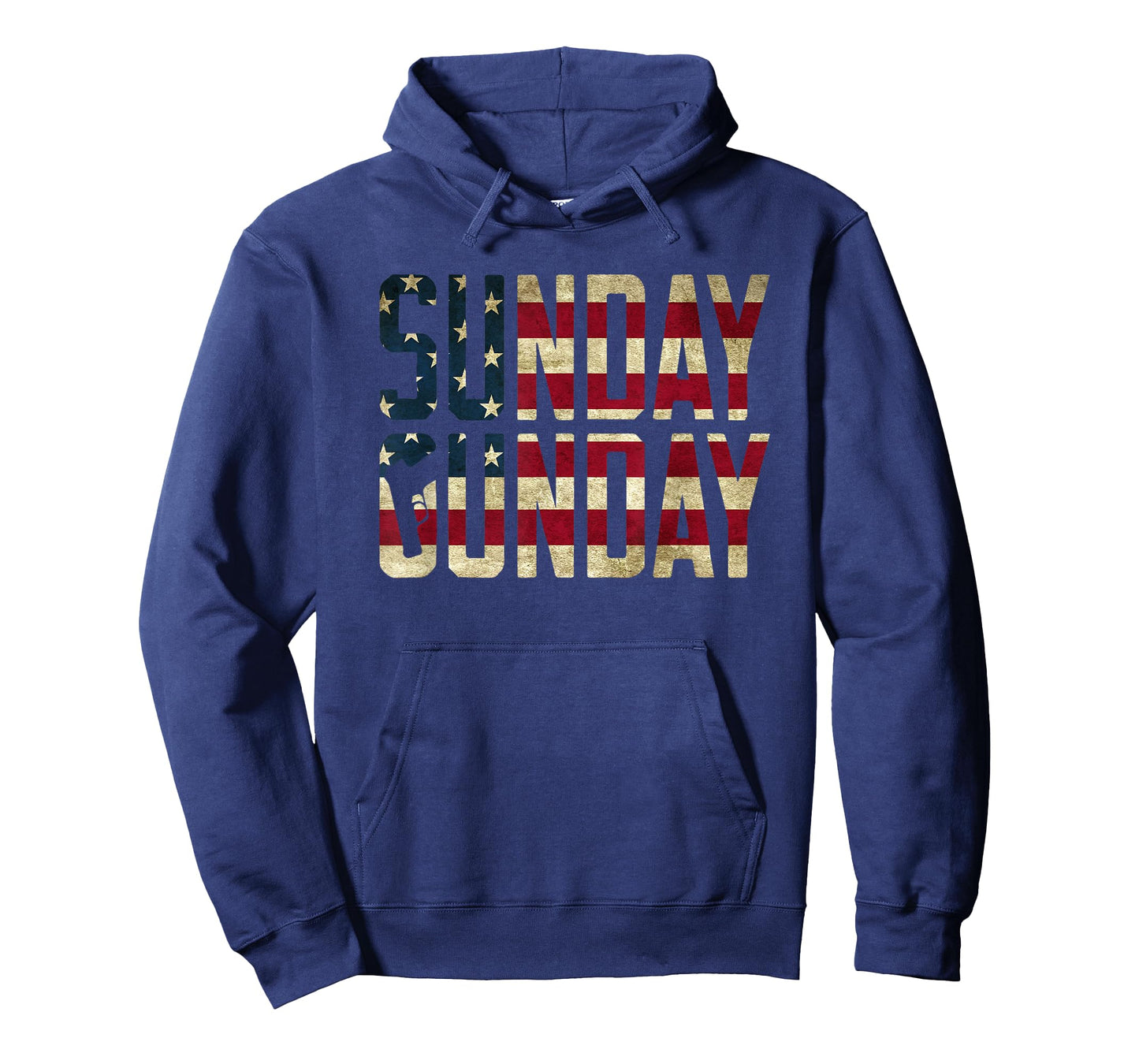 American Flag Sunday Gunday Gun Pistol Firearms T-Shirt T-Shirt