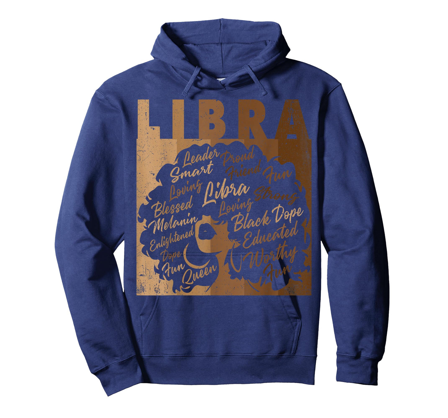 Libra Girl African American Women Melanin Birthday T-Shirt