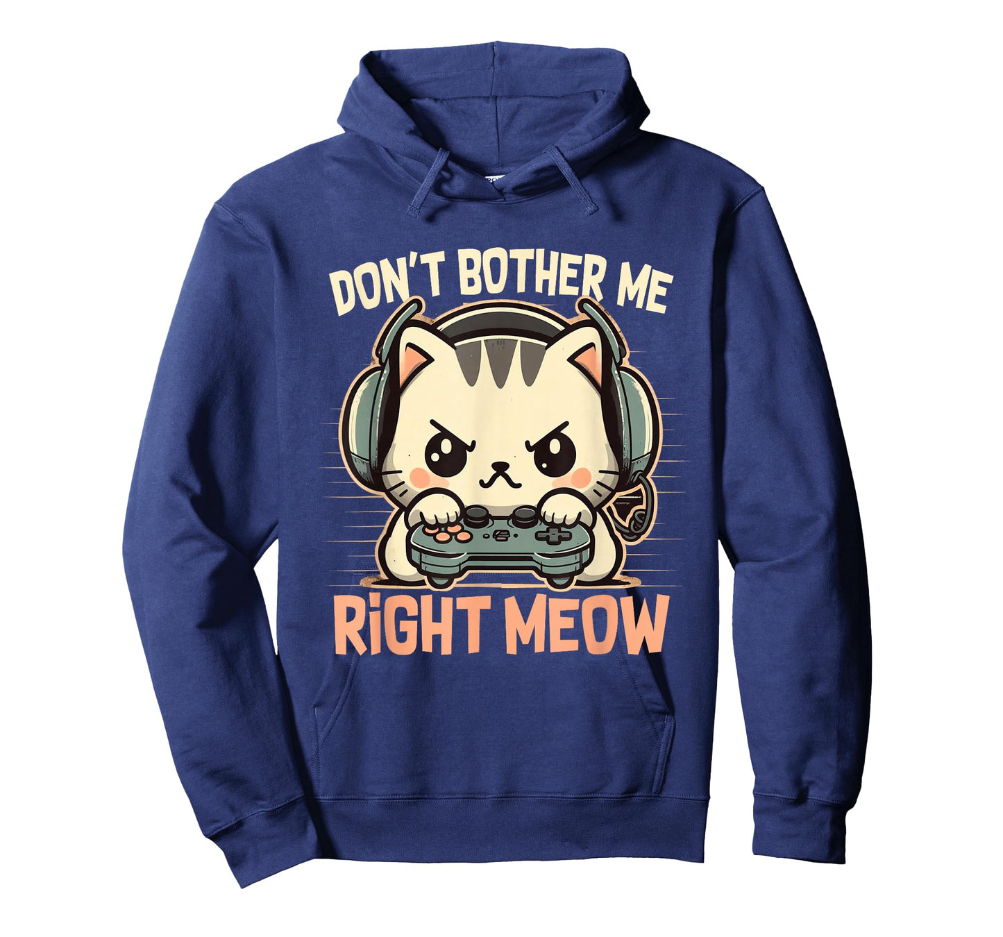 Funny Cat Gamer Don’t Bother Me Right Meow Video Games Lover T-Shirt