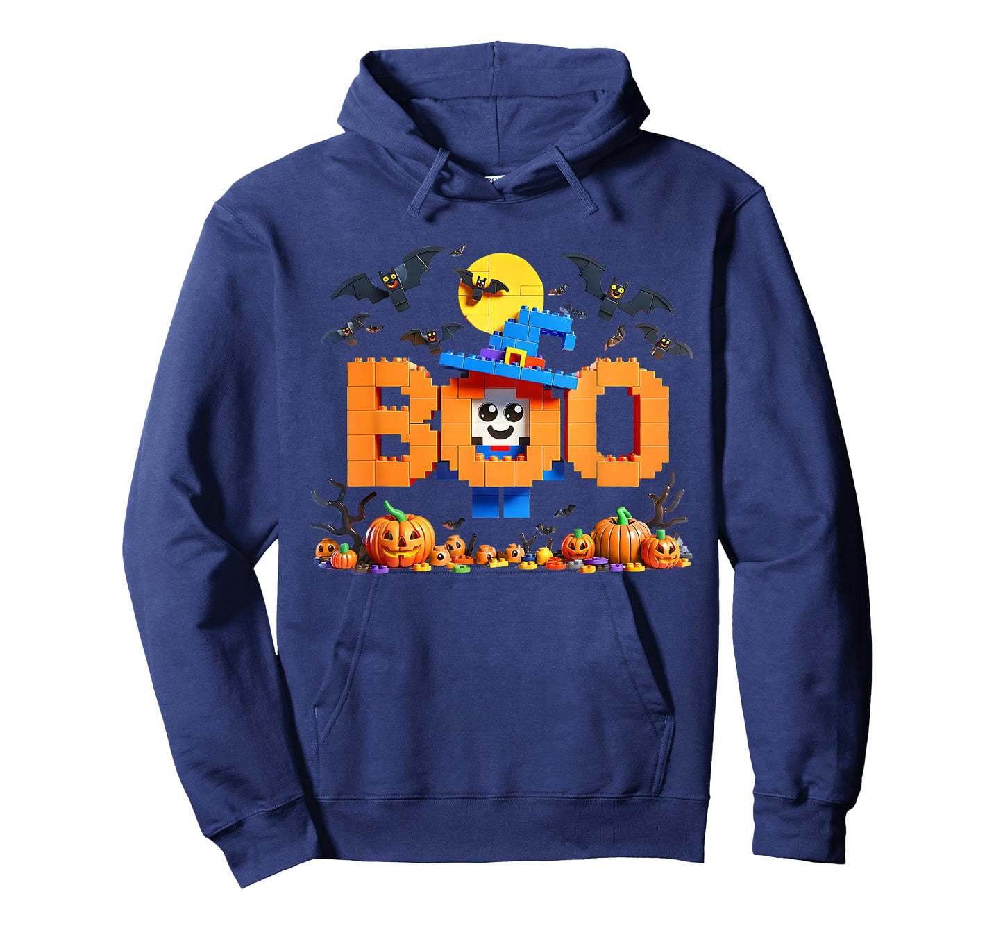 Halloween Master Builder Brick Boo Costume Building Bricks T-Shirt