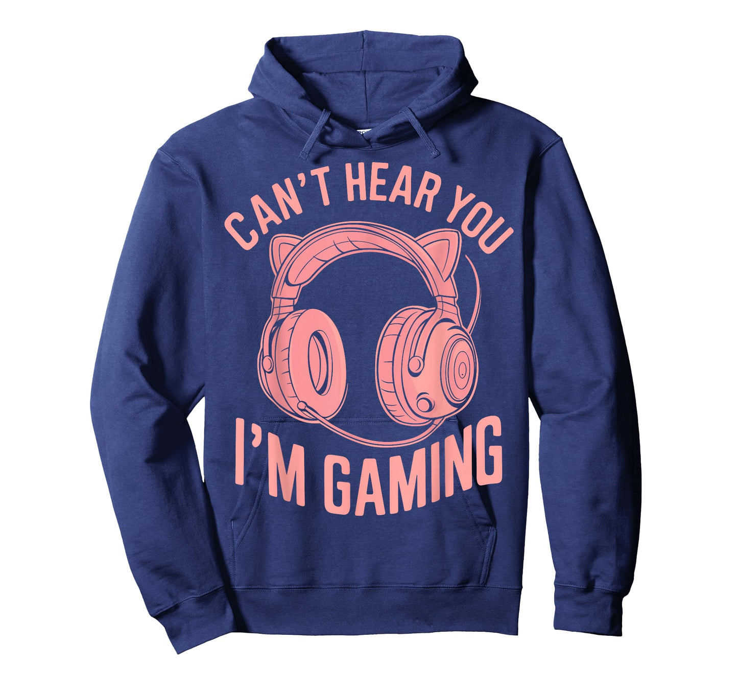 Can’t Hear You I’m Gaming Cat Ears Gamer Girl T-Shirt