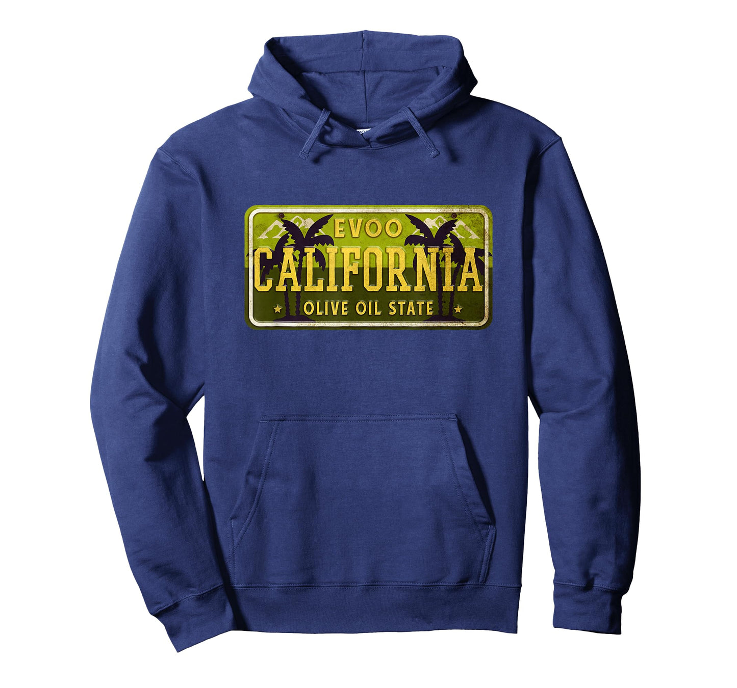 Cool California License Plate EVOO Olive Oil State T-Shirt