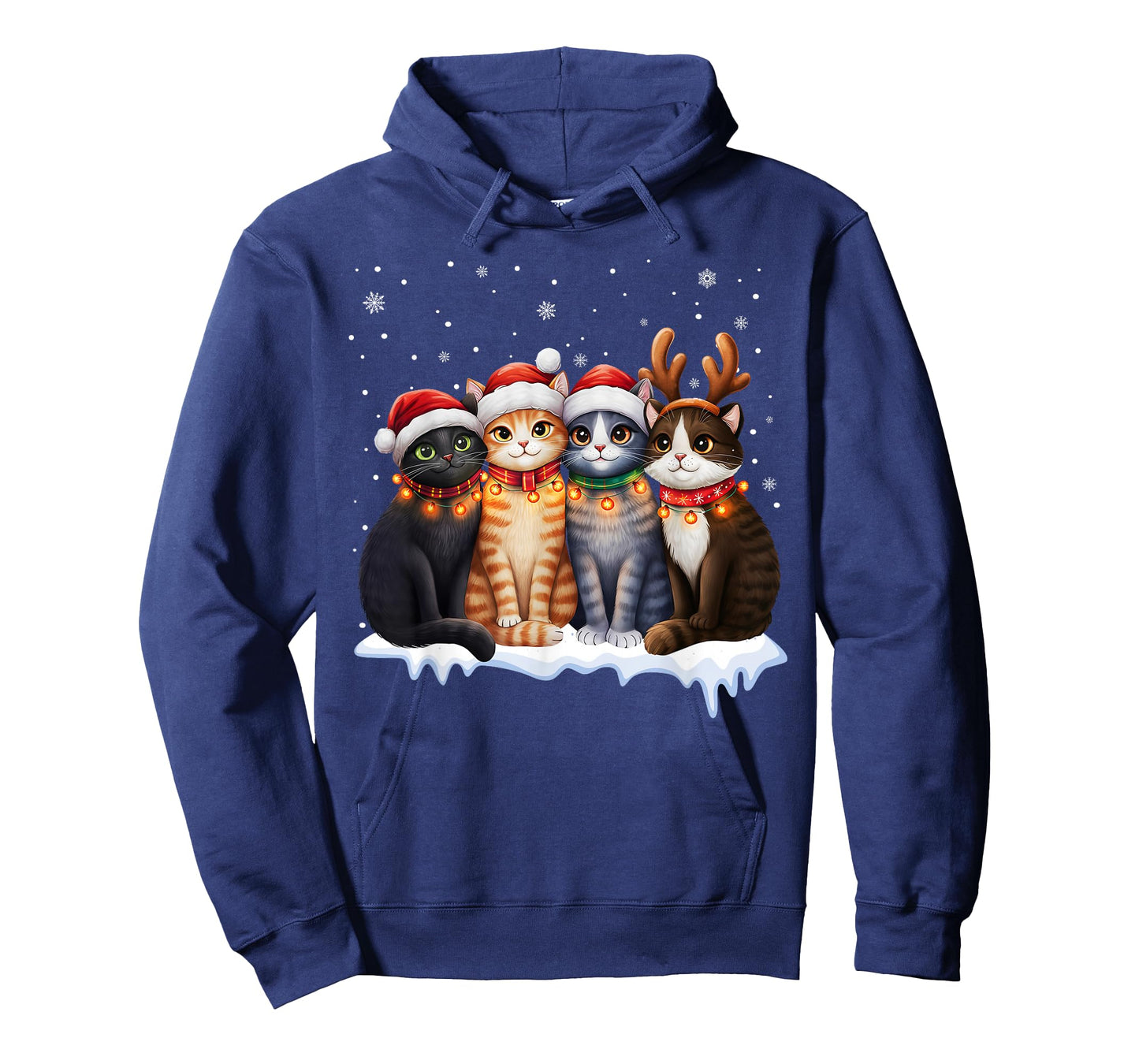 Christmas Lights for Cat Lovers Xmas T-Shirt