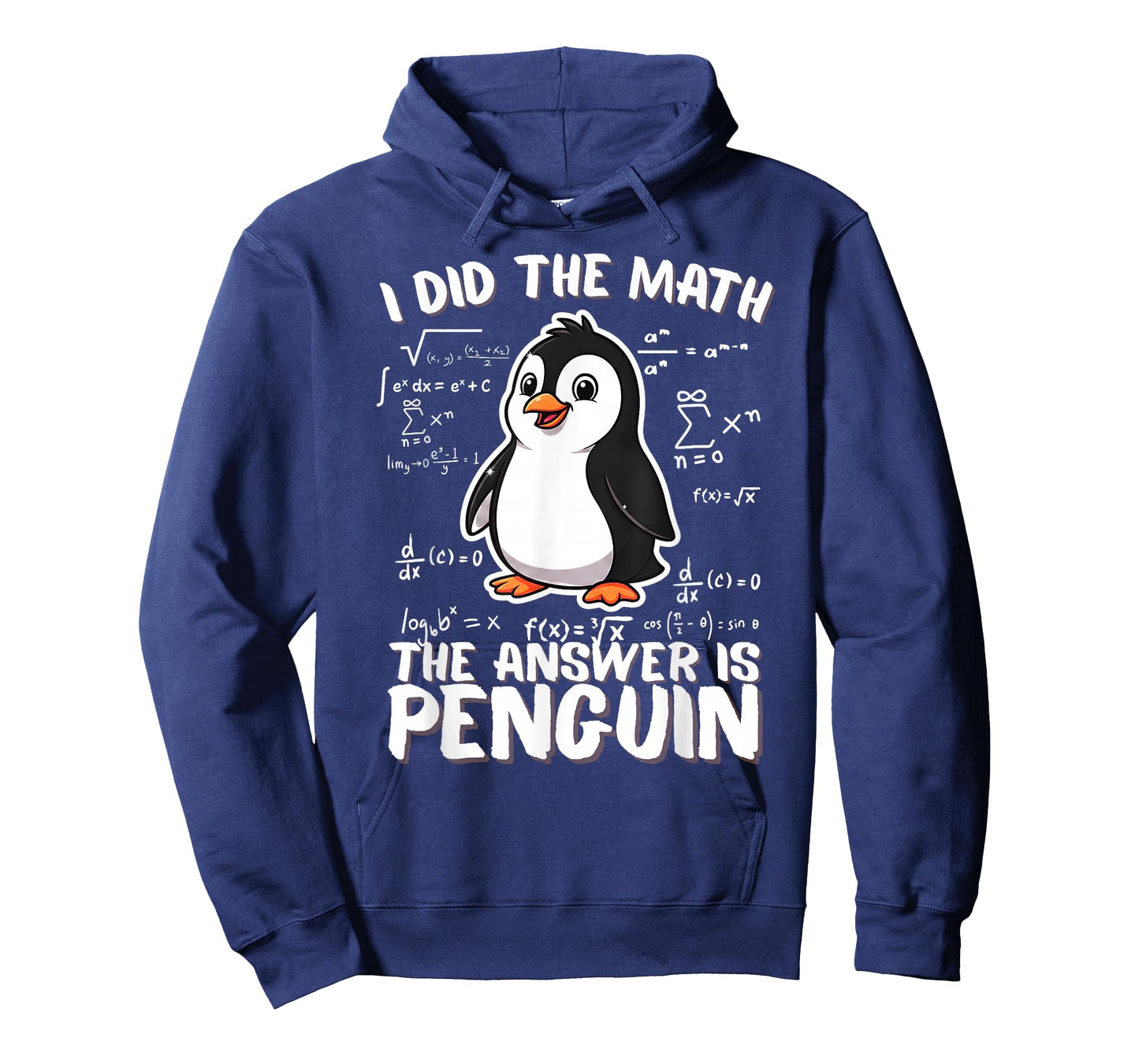 Math Penguin I Did The Math Answer is Penguin Print T-Shirt