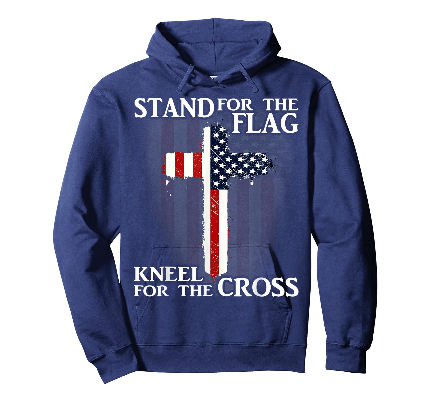 American Flag USA Kneel For The Cross Patriotic Veteran T-Shirt
