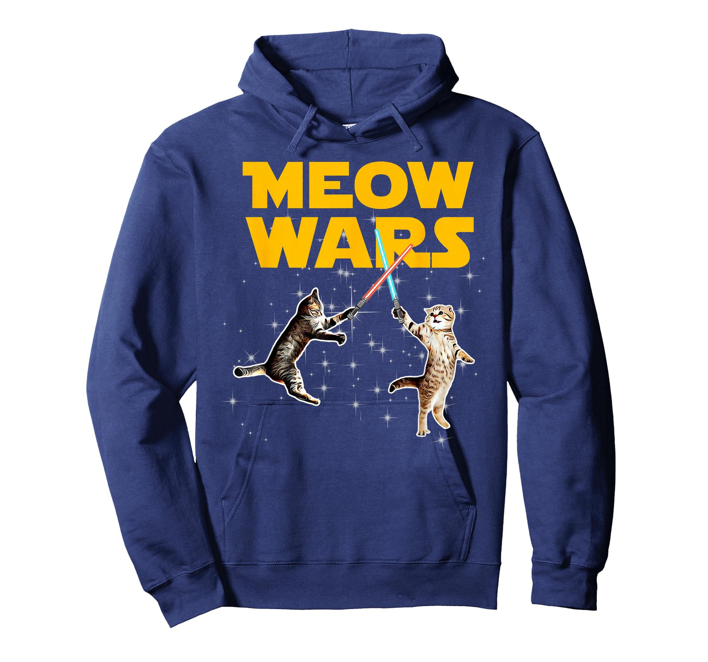 Meow Wars Funny Graphic For Cat Lovers T-Shirt