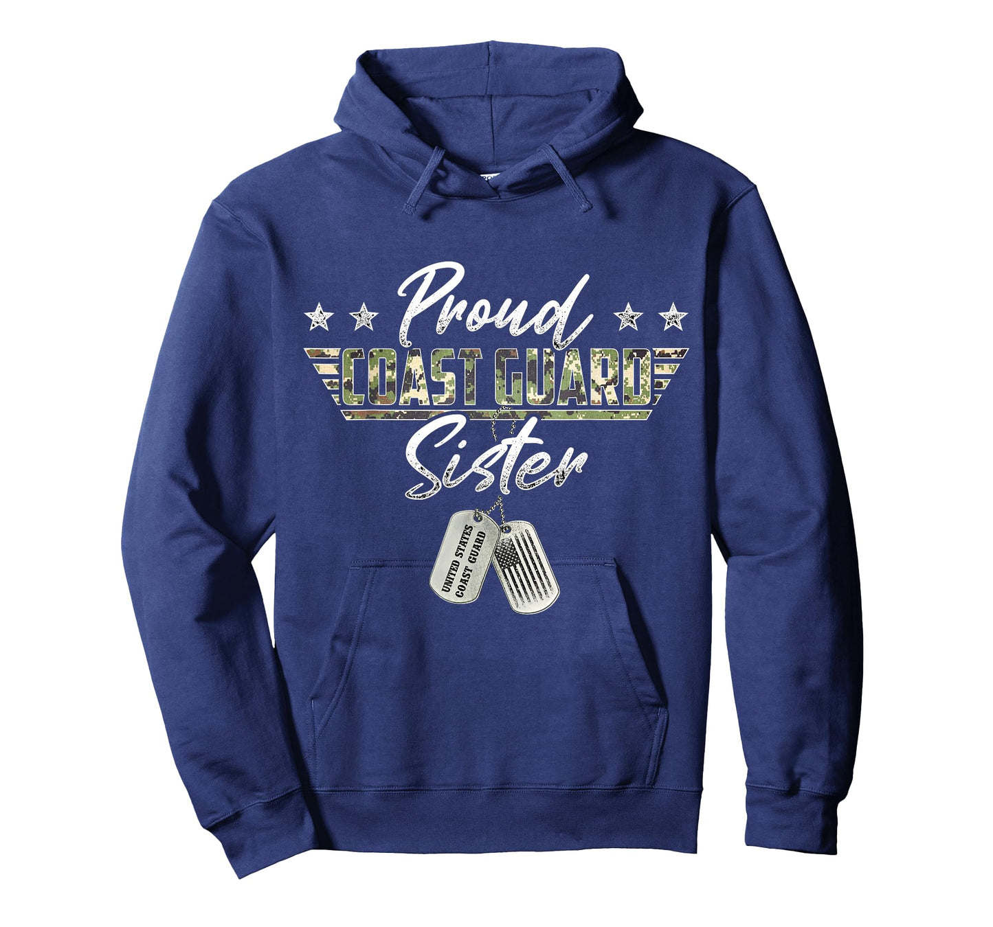 Proud Coast Guard Sister American Military Gifts T-Shirt