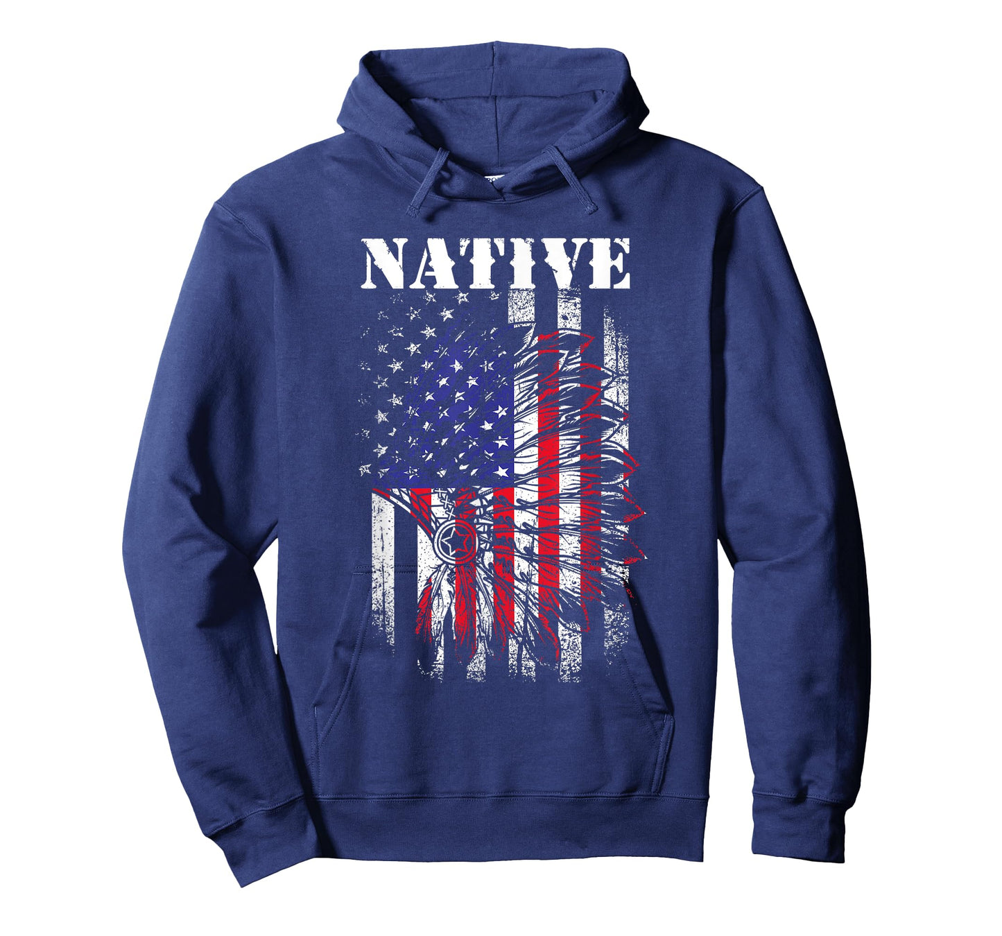 Native American Flag Indigenous Native American Tribe Women Kids Men T-Shirt