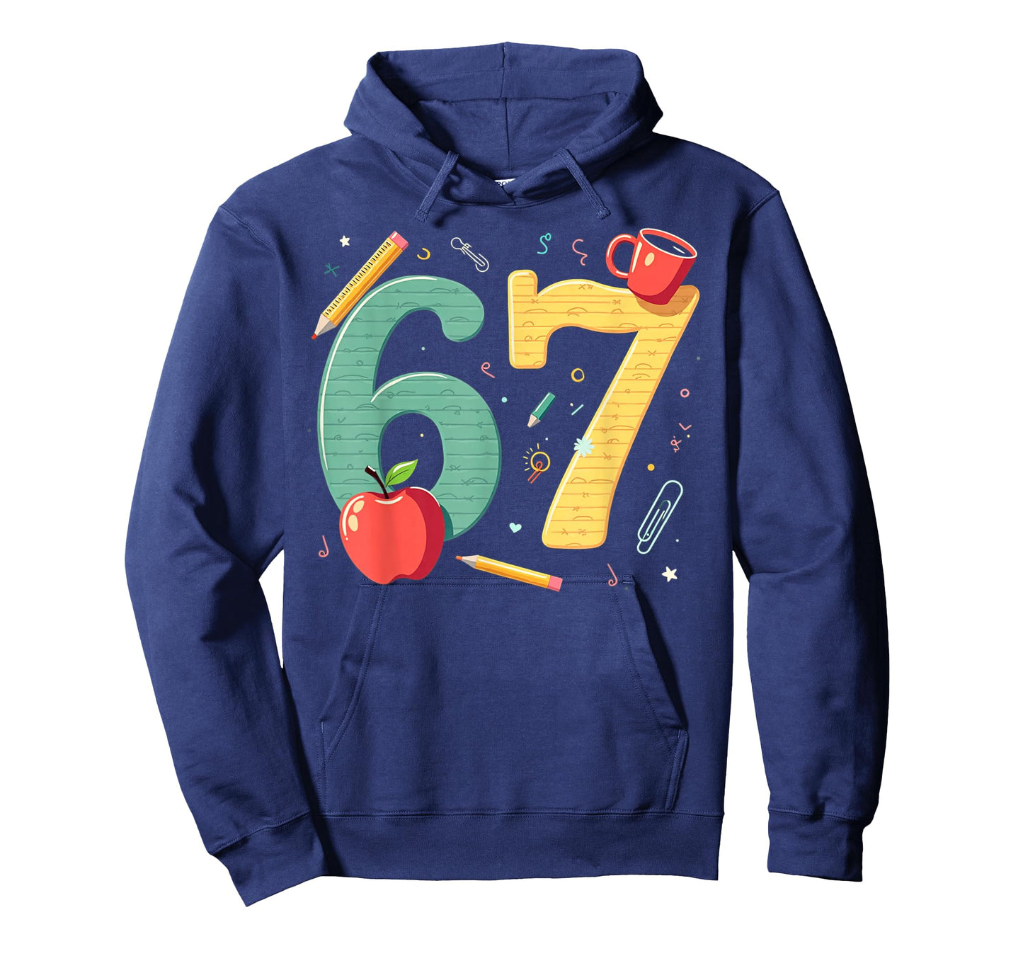 Six Seven 67 Teacher School Meme Vibes T-Shirt