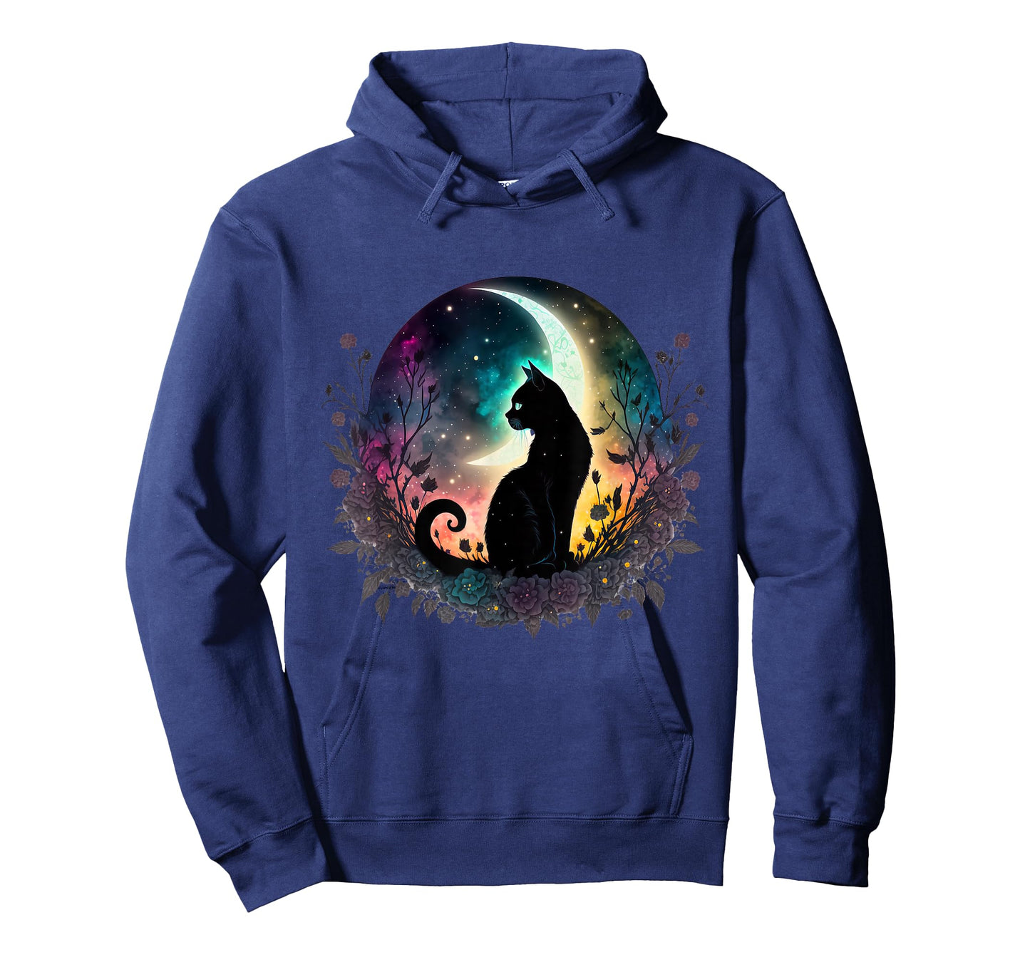 Galaxy Cat Moon Tee โ Mystical Space Cat T-Shirt