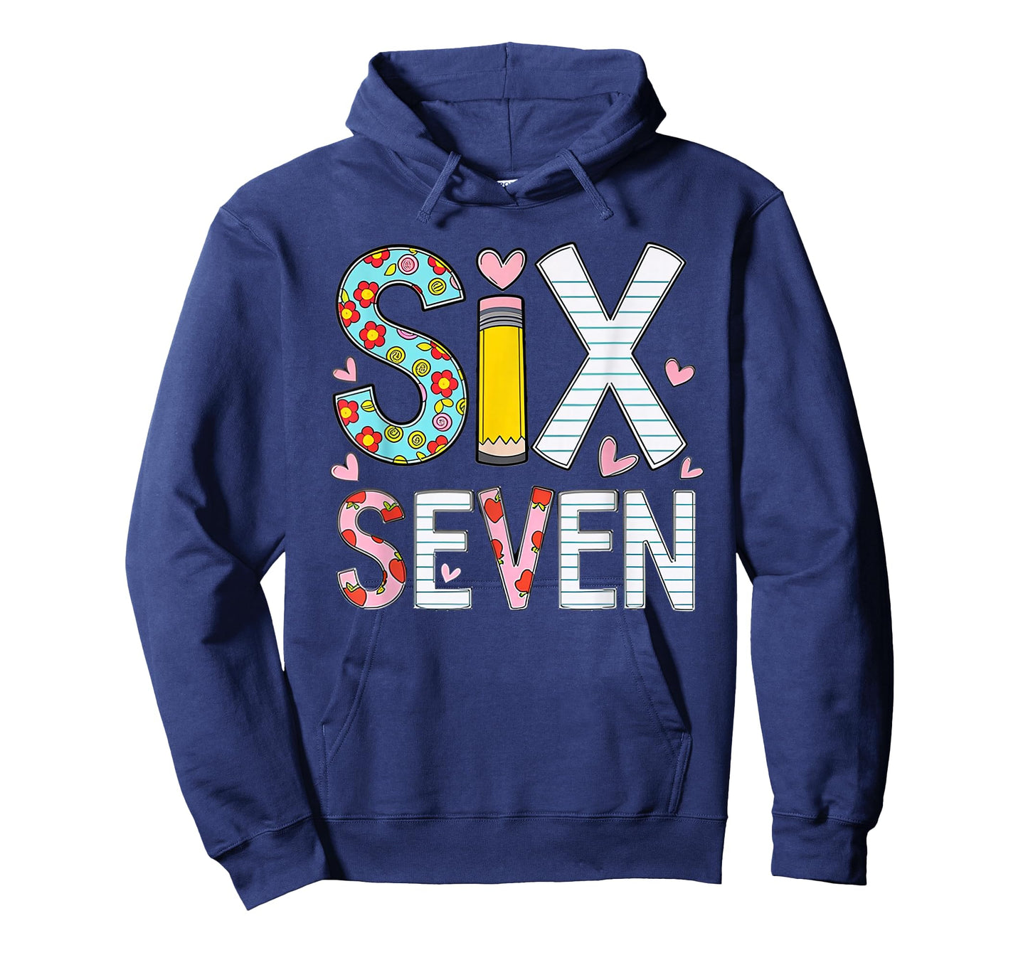 Funny Six Seven 6 7 Meme Teacher Design for Men Women Girls T-Shirt