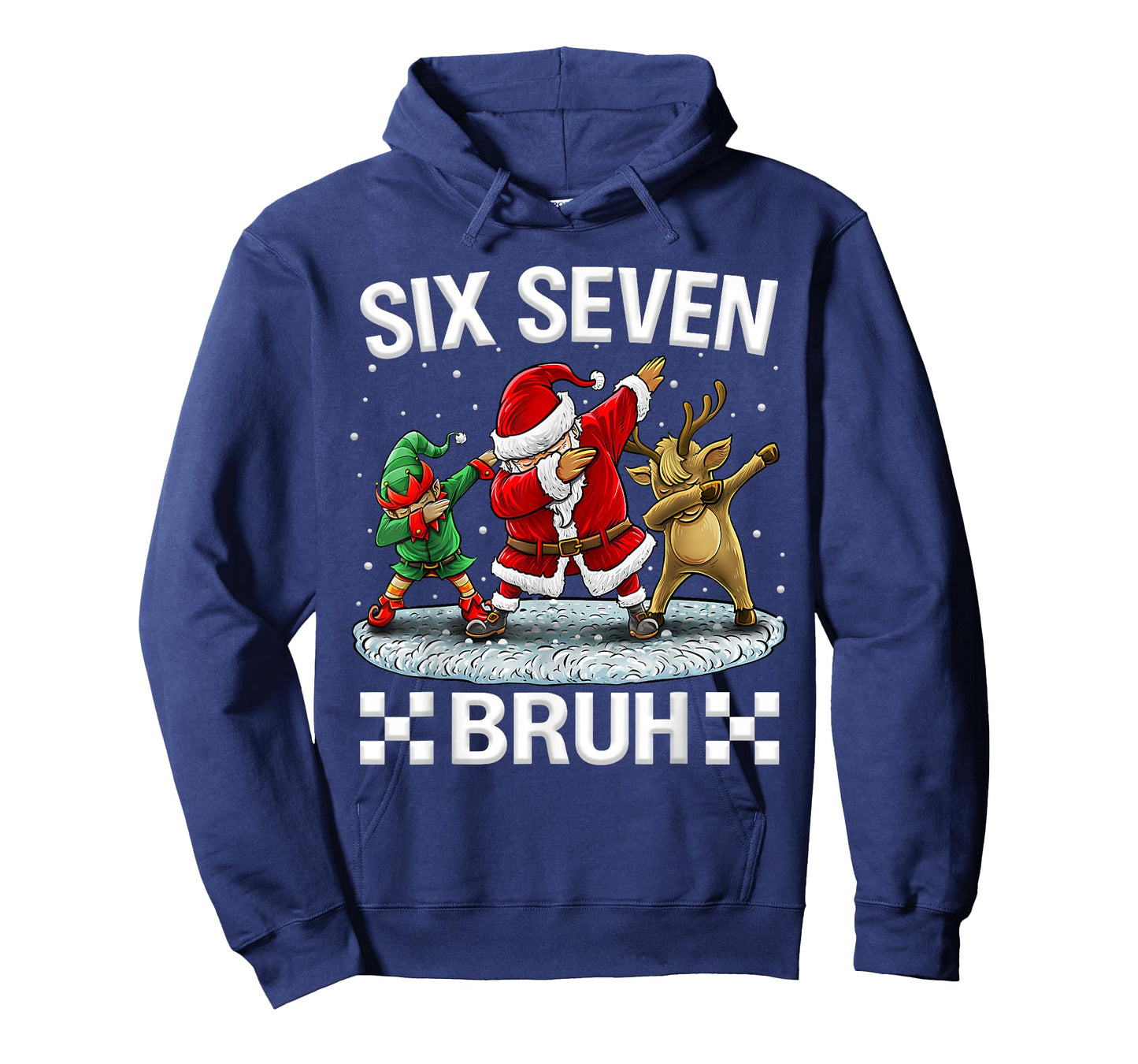 Six Seven Meme Christmas 67 Santa Dabbing Xmas Men Women Kid T-Shirt