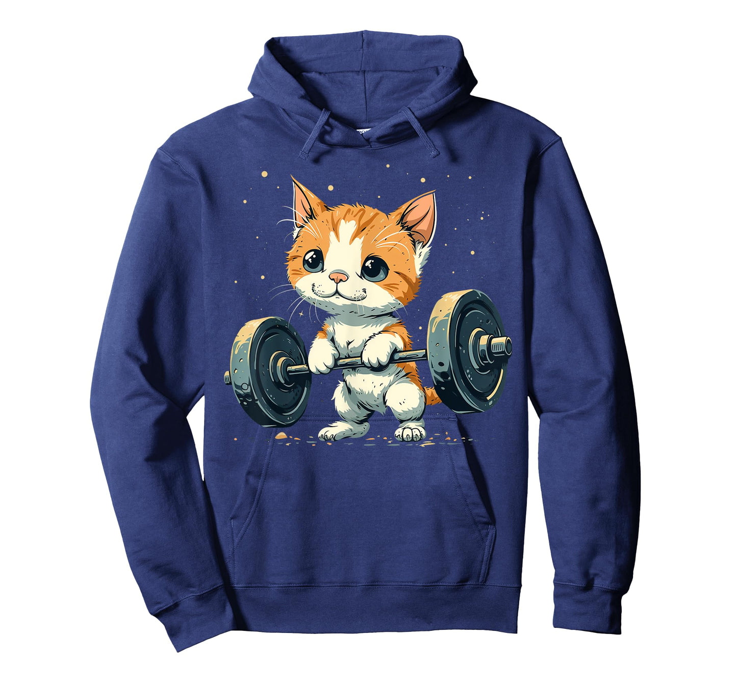 Weightlifter Cat on Weightlifting Men Women Kids T-Shirt