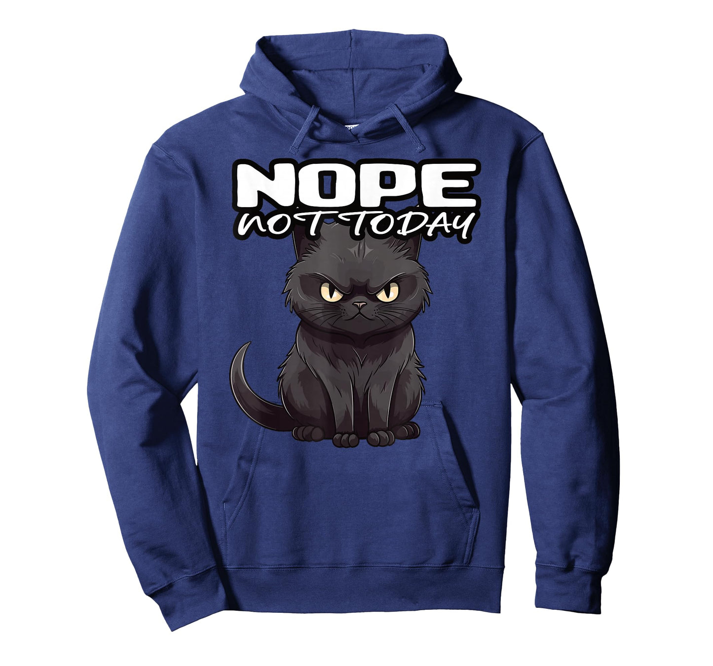 Retro Black Kitty I Retro Black Cat Nope Not Today T-Shirt