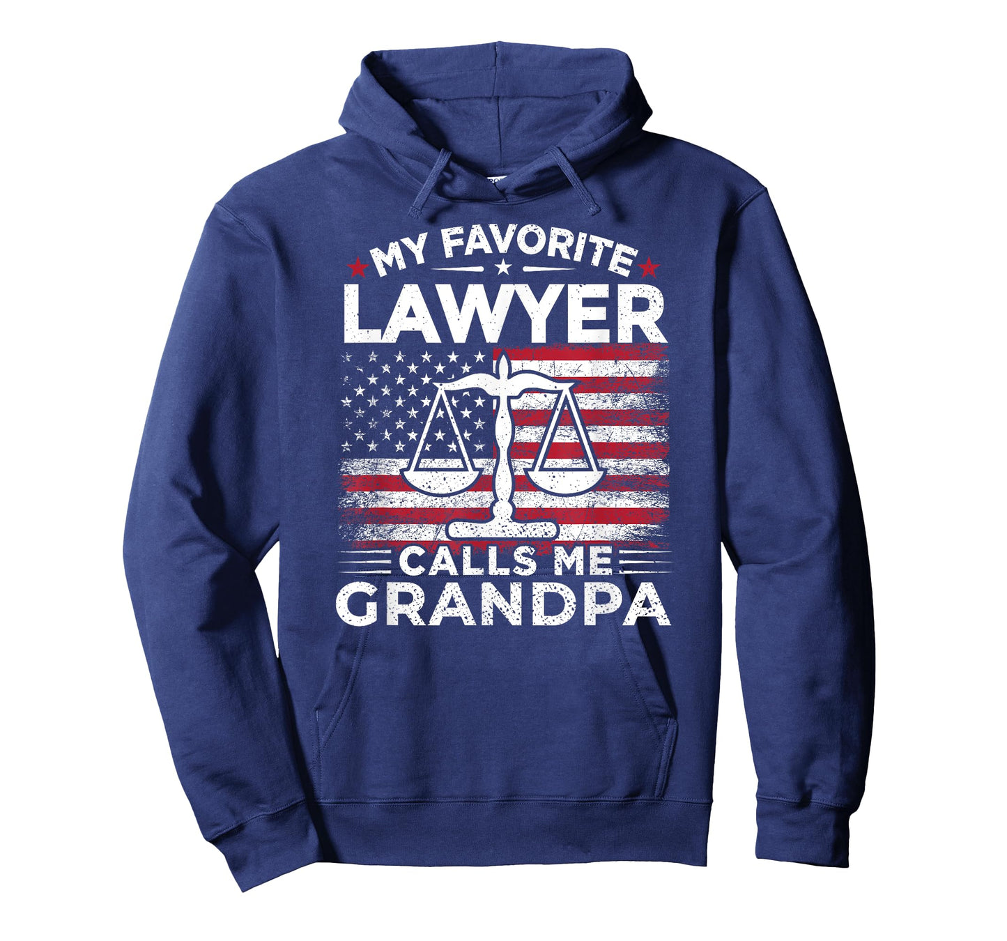 My Favorite Lawyer Calls Me Grandpa USA Flag Grandpa Gift Women Men T-Shirt