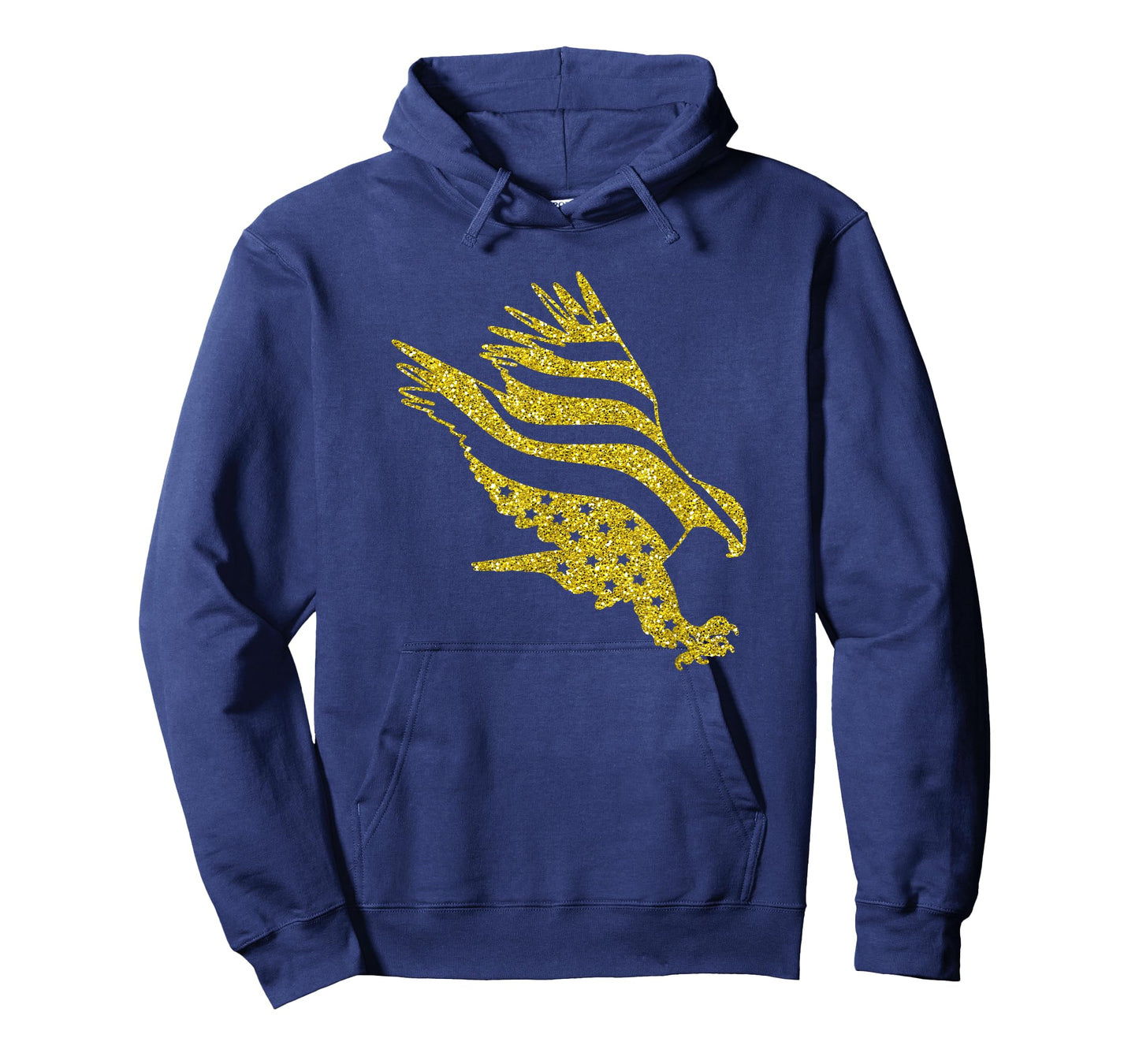 Patriotic T-Shirt Golden American Eagle Men Women Kids Gift T-Shirt