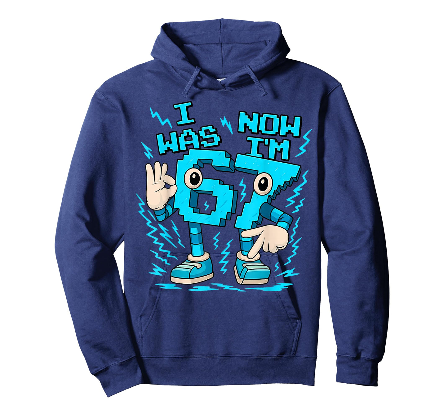 I was 6 Now I'm 7 67 Seven Year Old Birthday Girls Boys T-Shirt