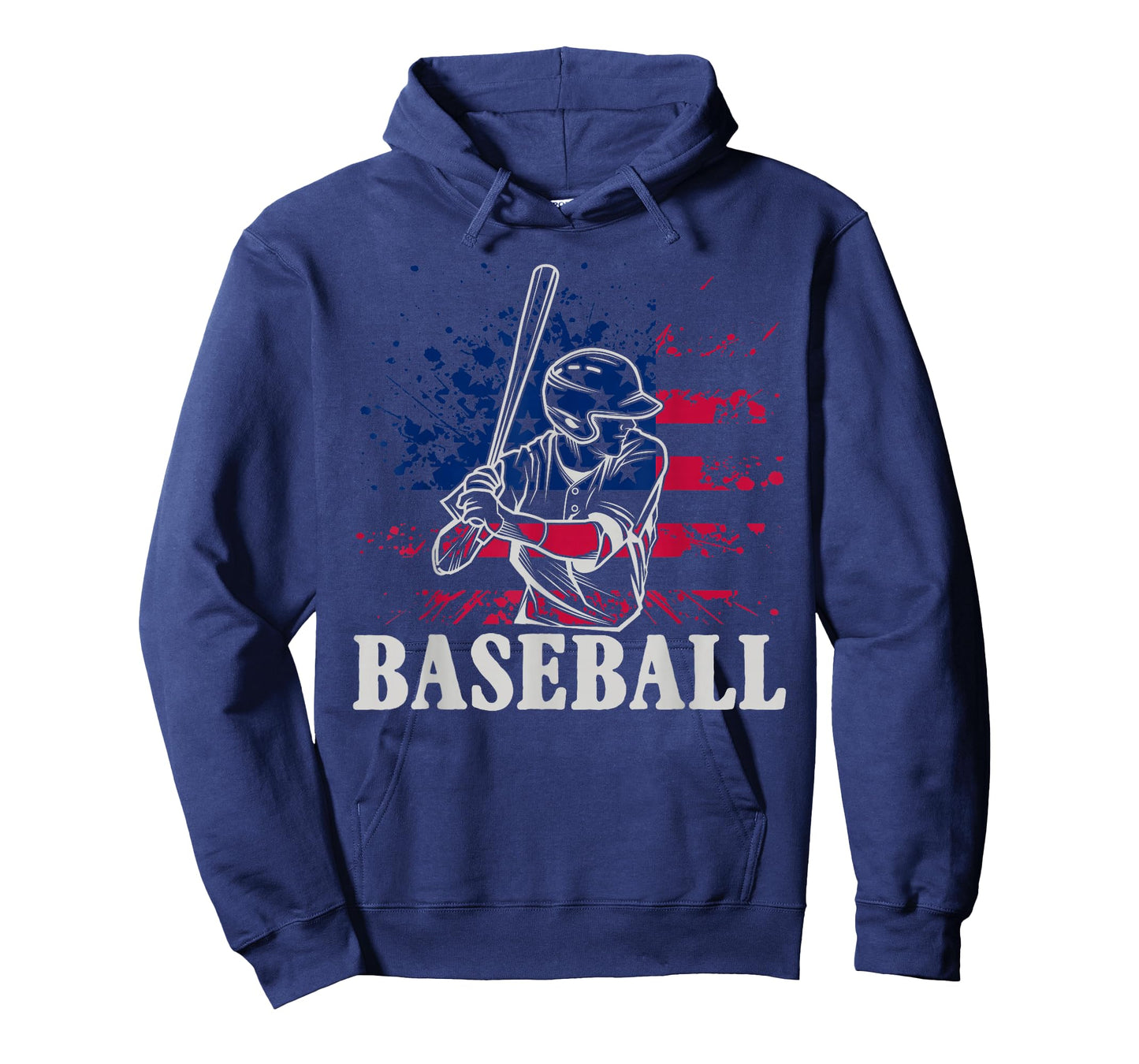 American Sport Baseball Player US Flag Batter Baseball T-Shirt