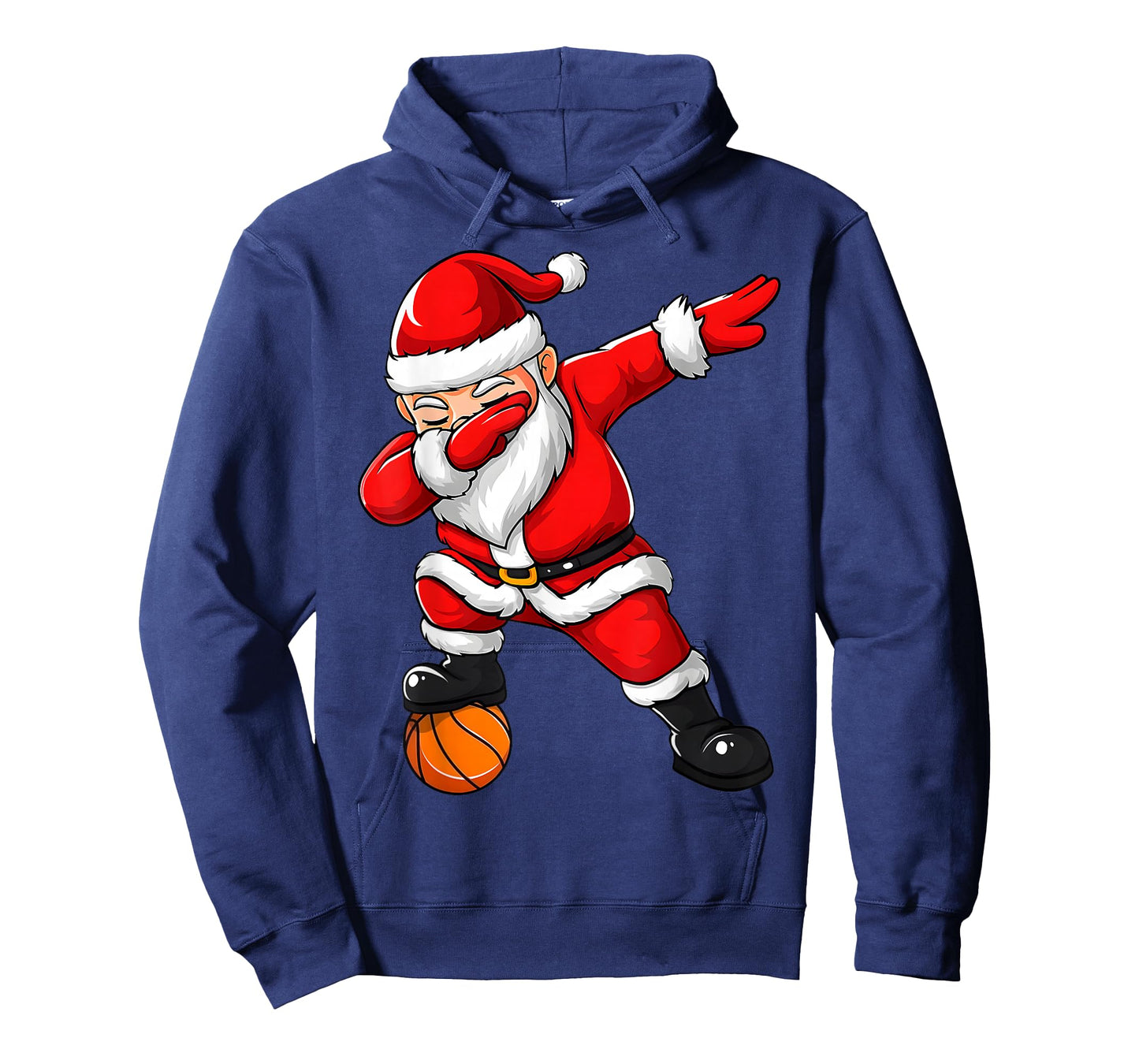 Dabbing Santa Basketball Christmas Funny Sports Player Lover T-Shirt