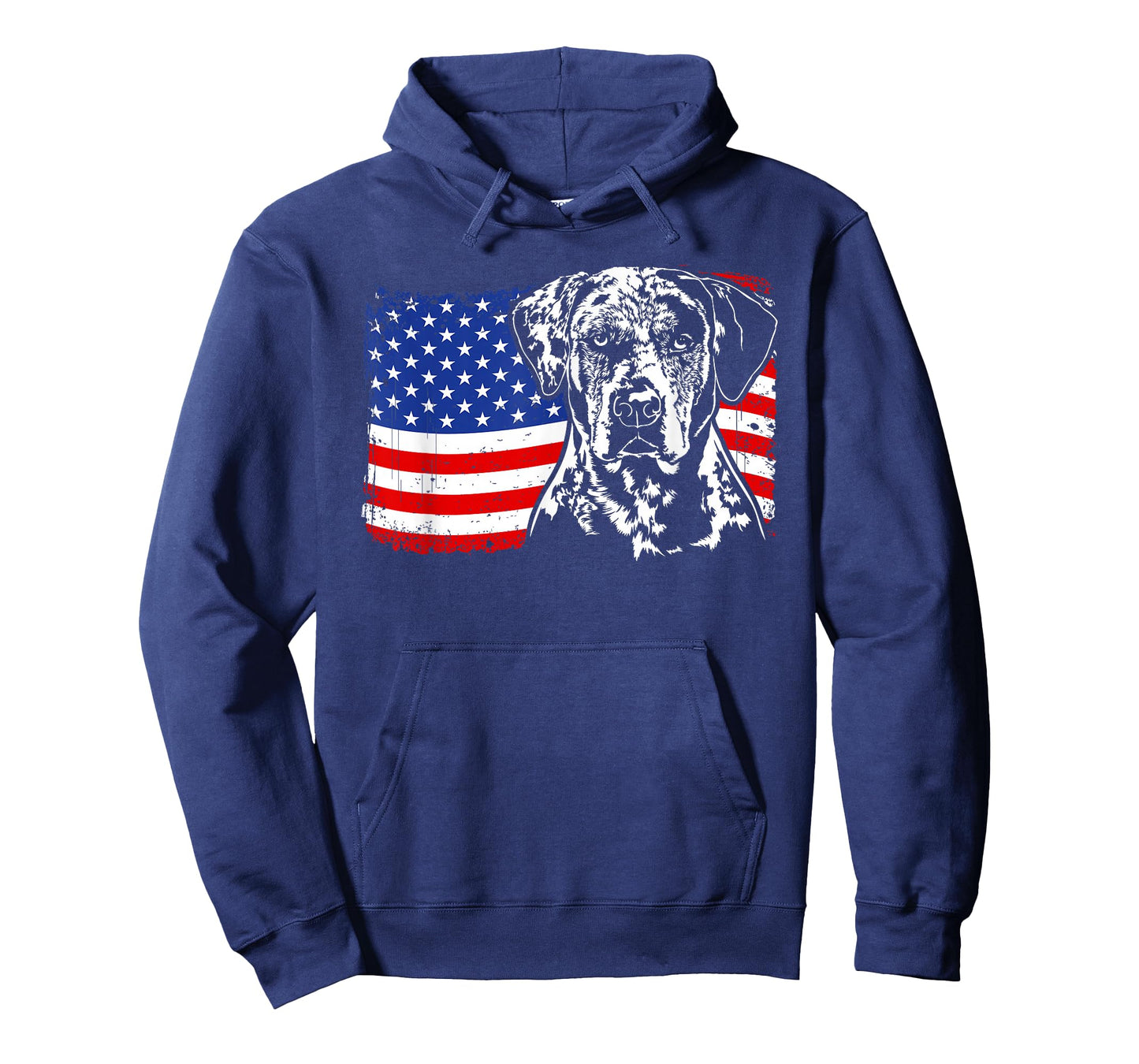 Proud Catahoula Leopard Dog American Flag patriotic dog gift T-Shirt