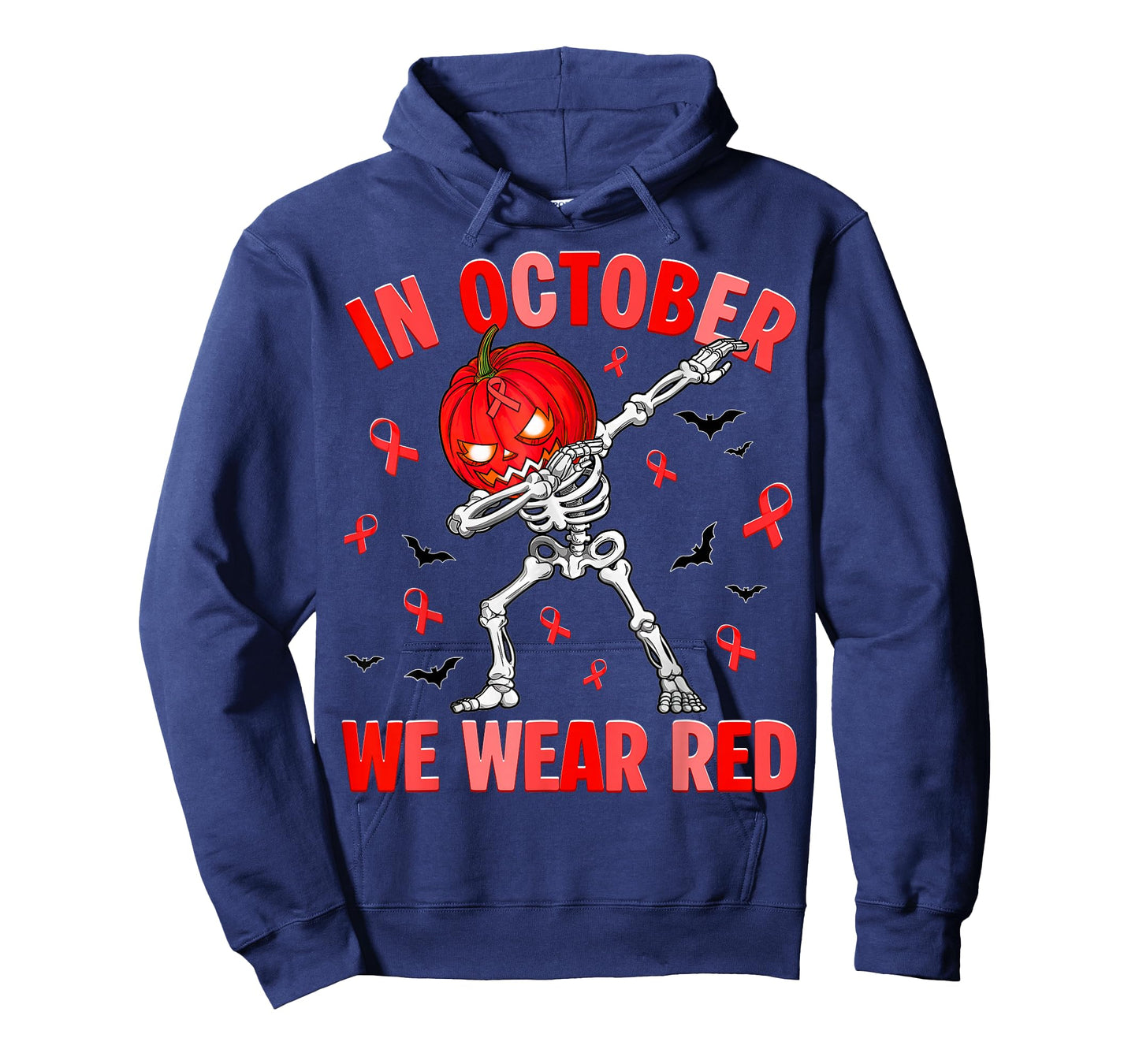 in October We Wear Red Ribbon Week Awareness Men Boy T-Shirt