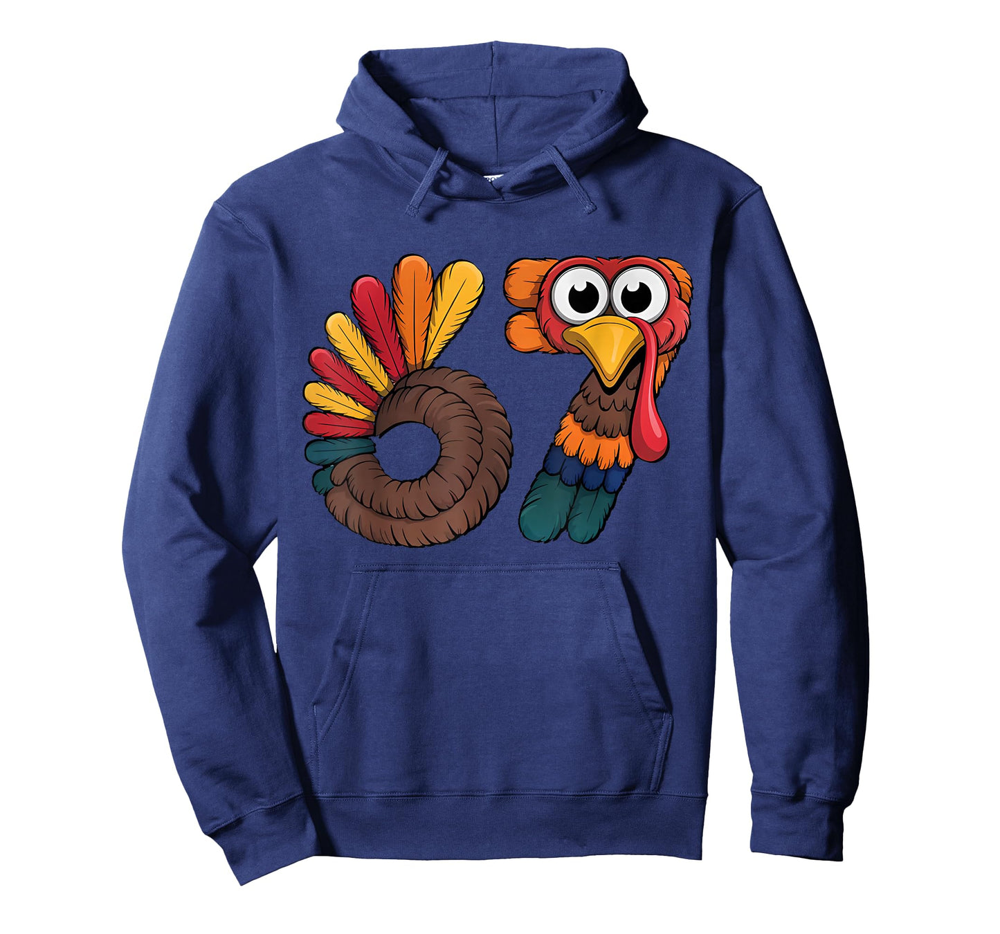 Funny 6 7 Six Seven Meme Thanksgiving Turkey Holiday T-Shirt